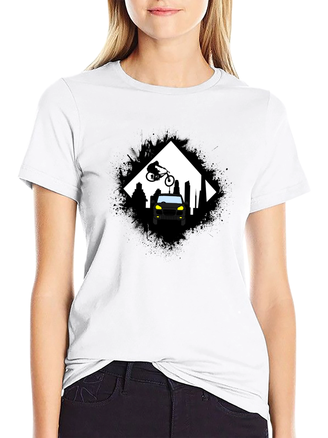 Urban Ride T-Shirt - Black Graphic Tee