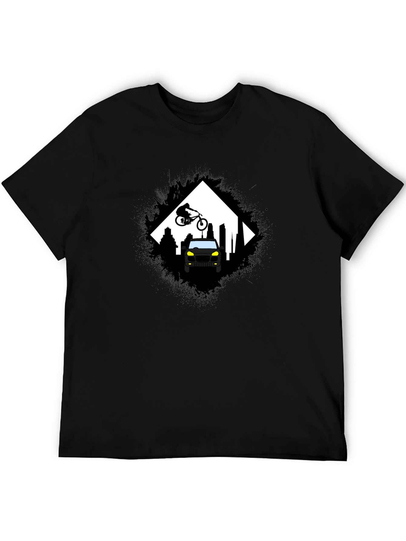 Urban Ride T-Shirt - Black Graphic Tee