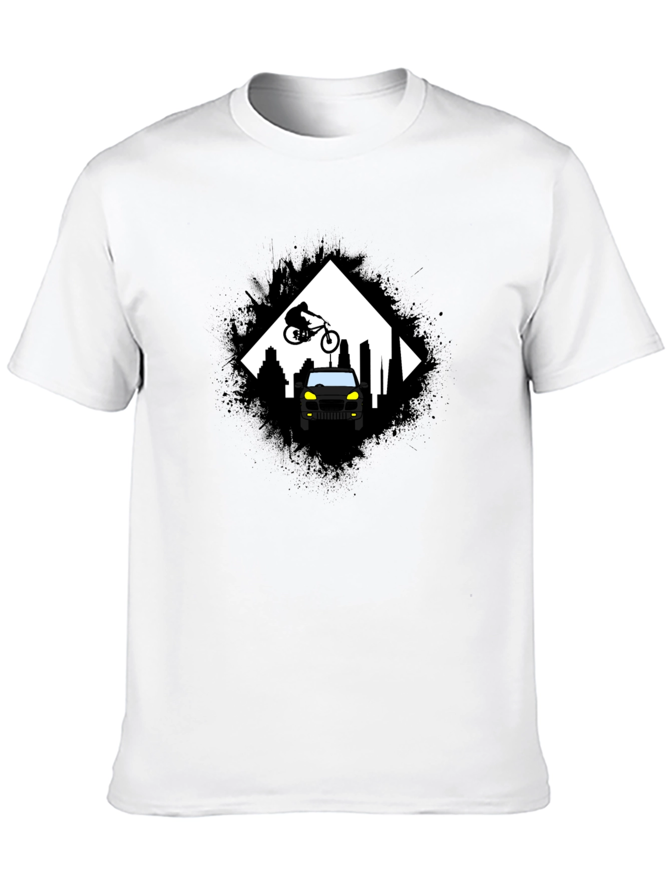 Urban Ride T-Shirt - Black Graphic Tee