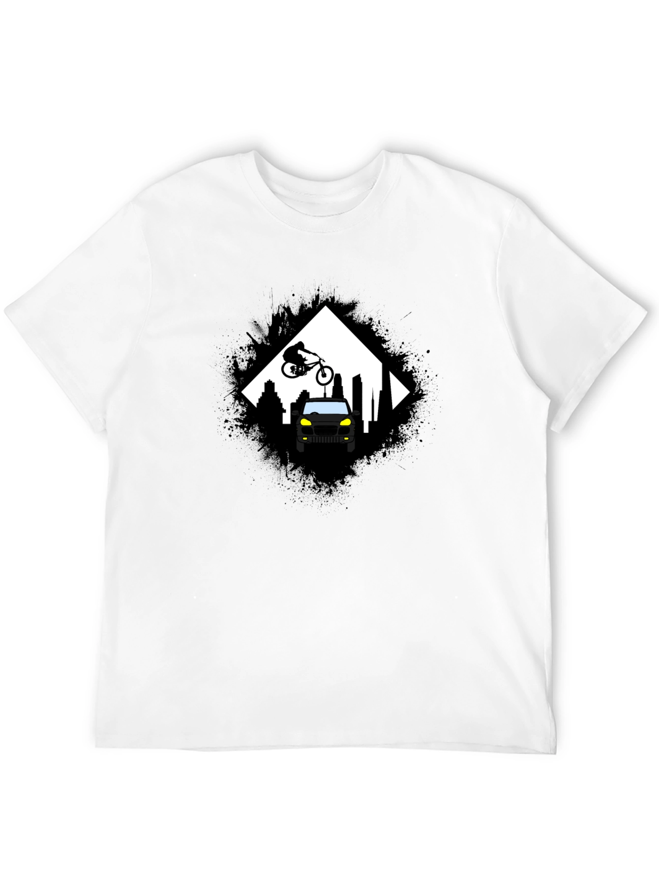 Urban Ride T-Shirt - Black Graphic Tee