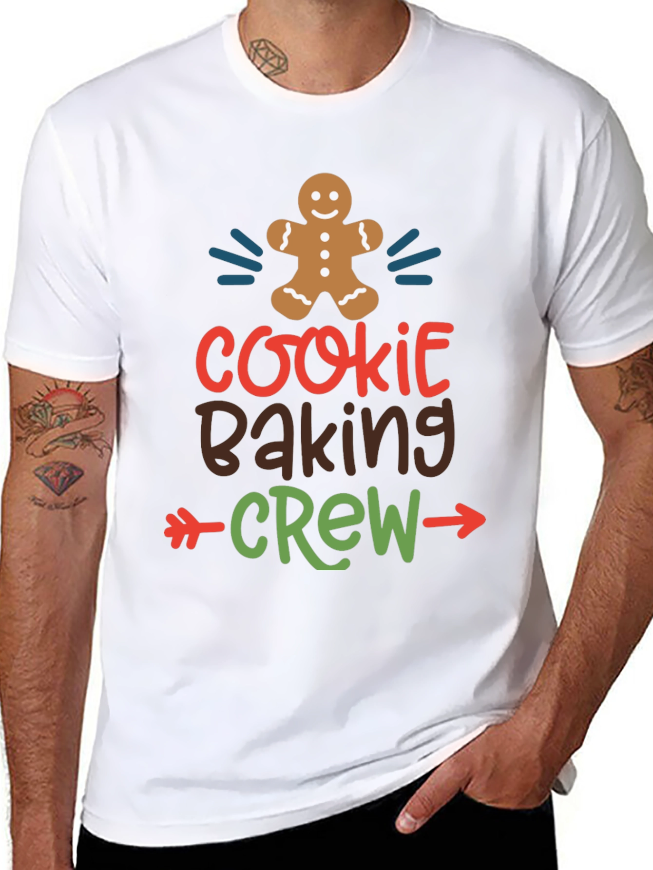 Cookie Baking Crew Christmas T-Shirt