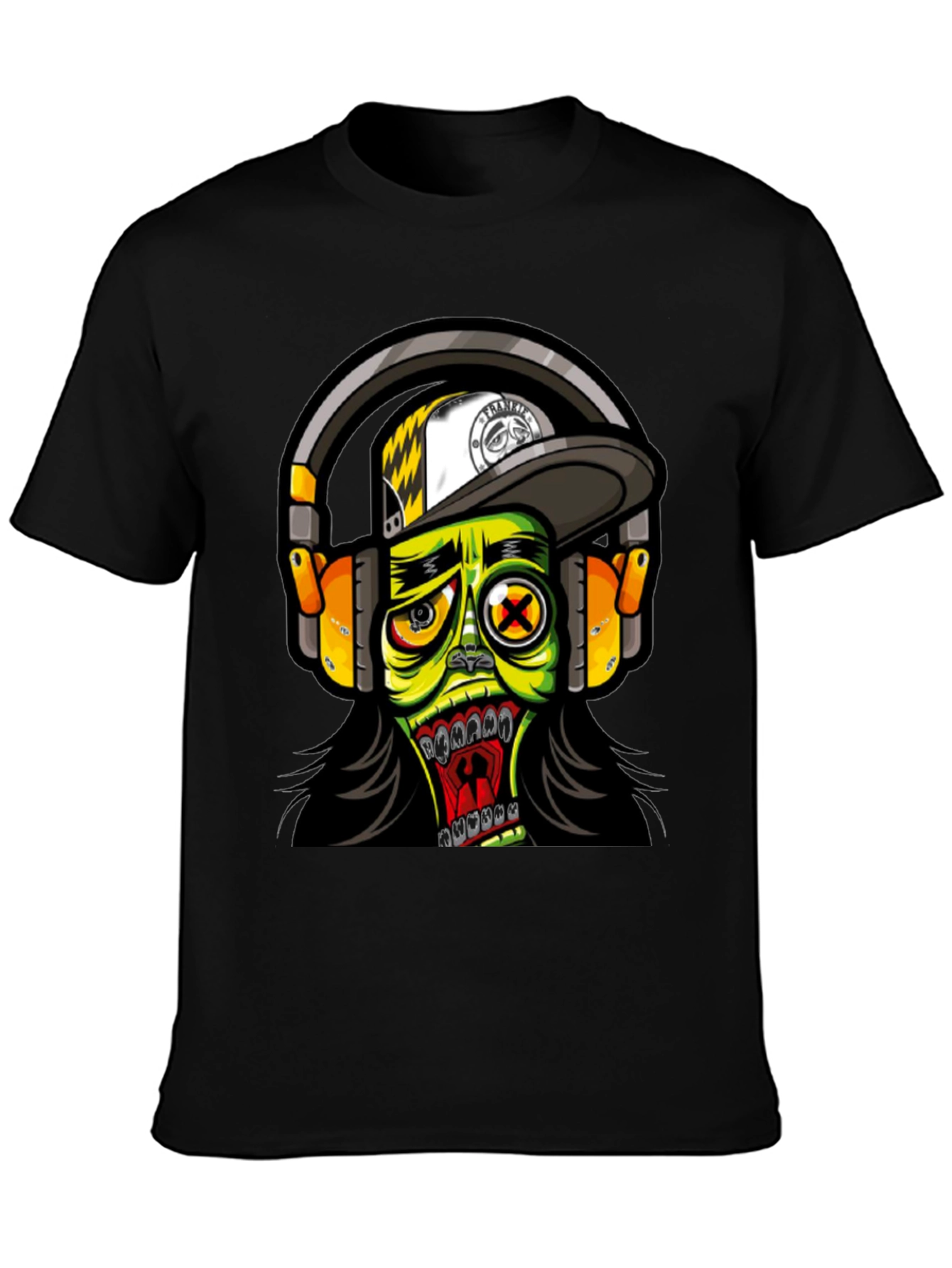 Zombie DJ Graphic T-Shirt - Funky and Fresh