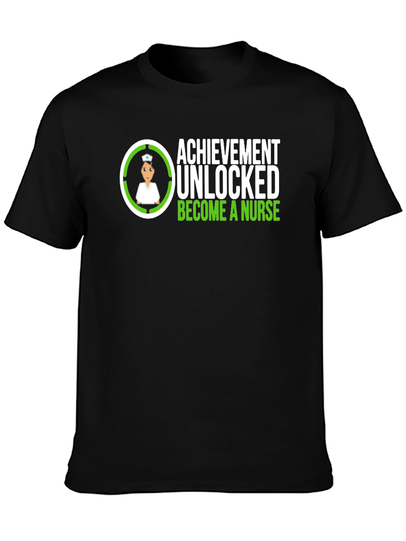 Achievement Unlocked Nurse Graphic Tee