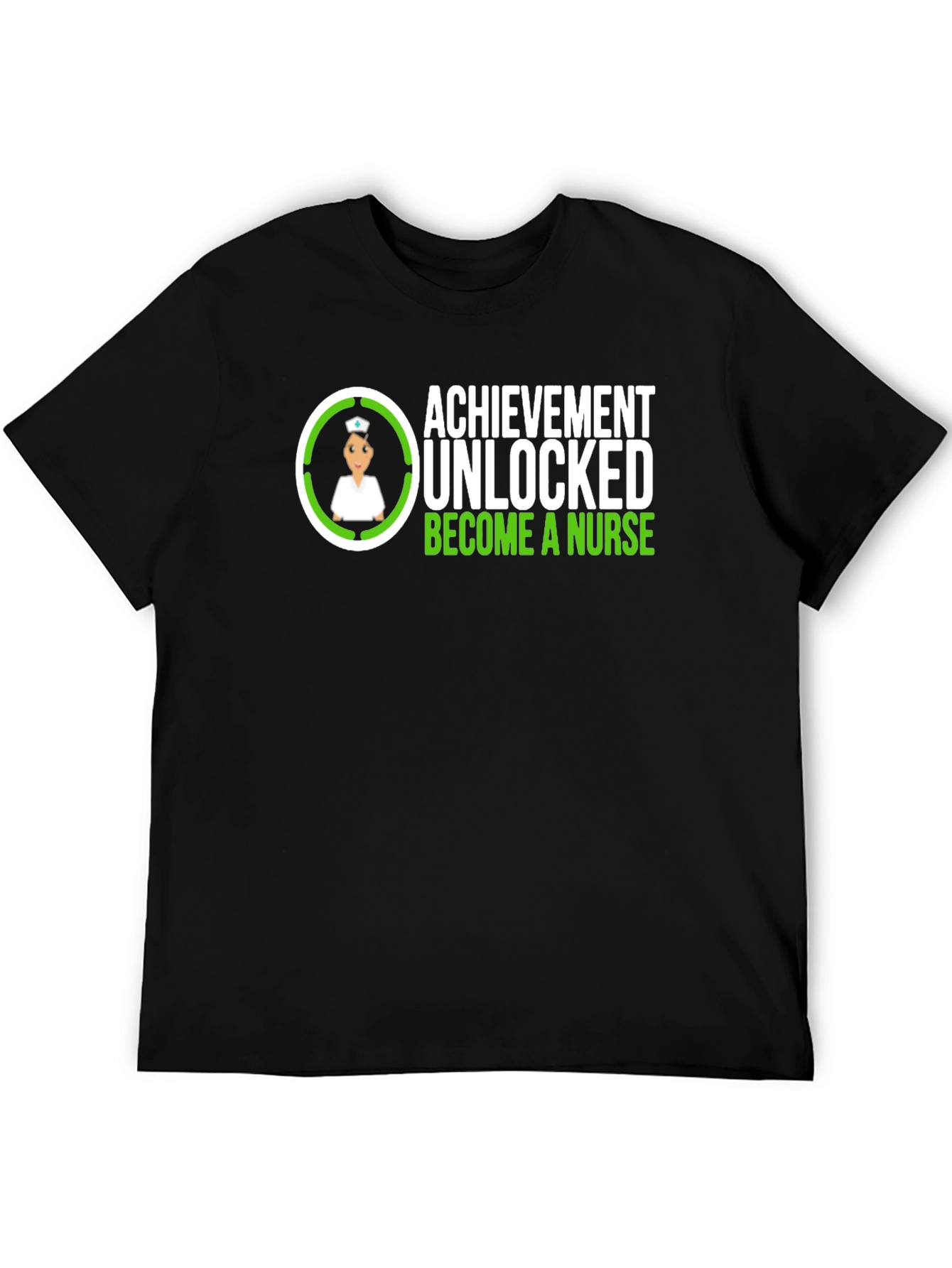 Achievement Unlocked Nurse Graphic Tee