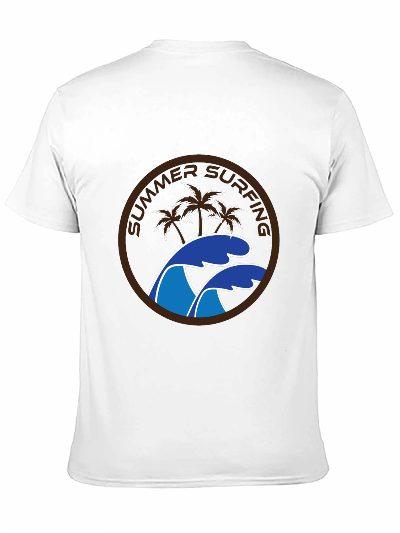 Summer Surfing Graphic T-Shirt