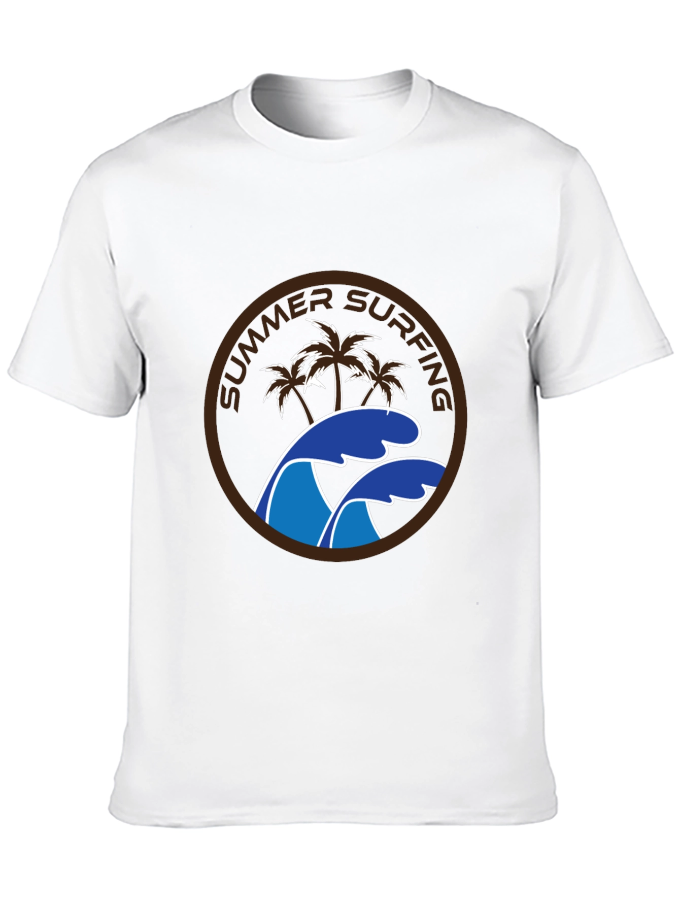 Summer Surfing Graphic T-Shirt