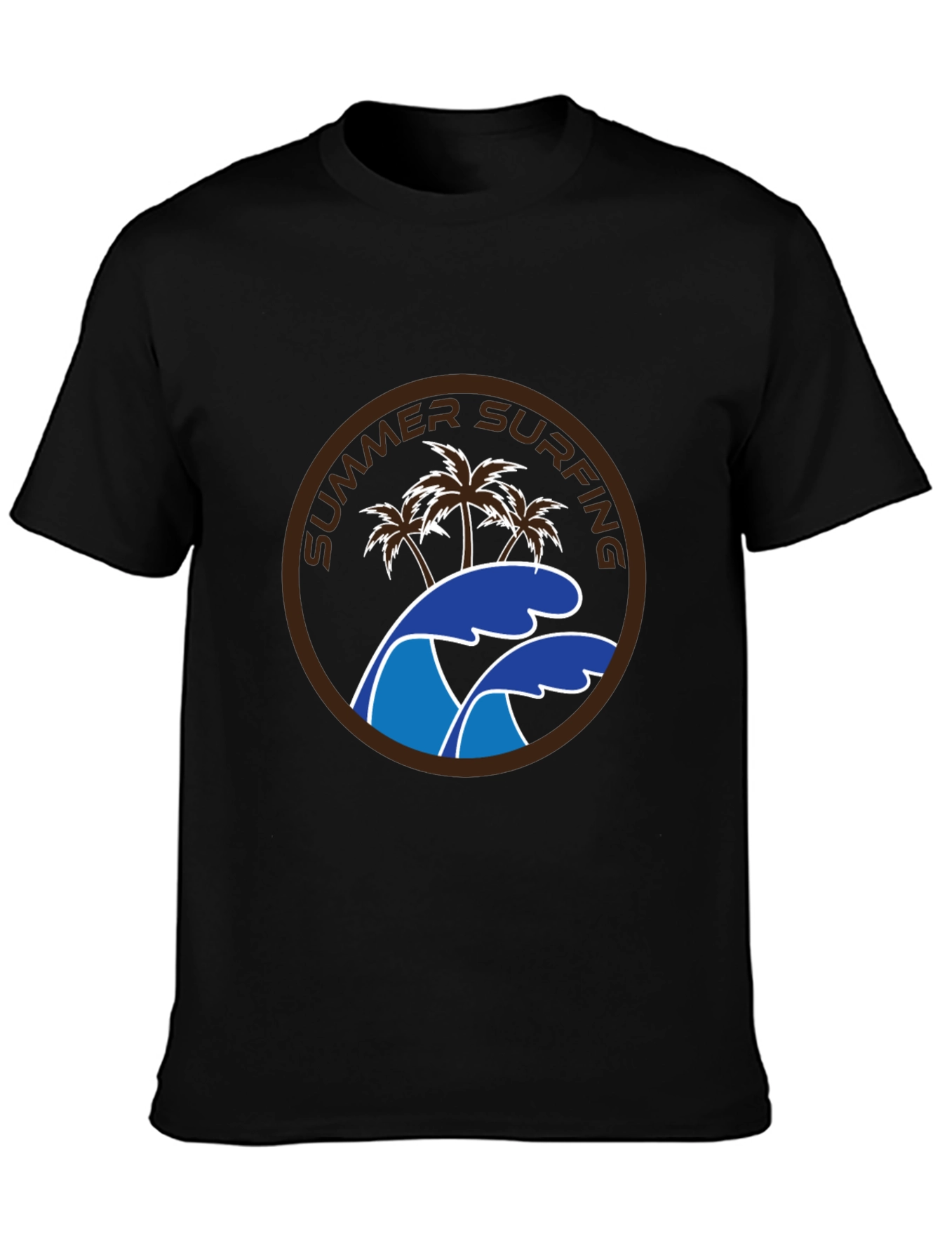 Summer Surfing Graphic T-Shirt