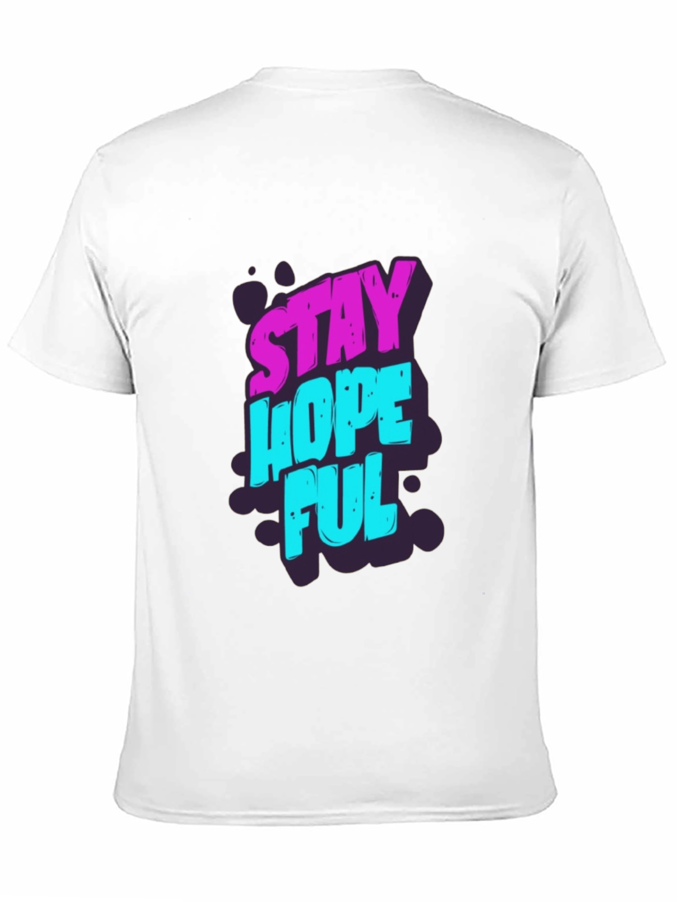 Stay Hopeful Graphic T-Shirt - Black