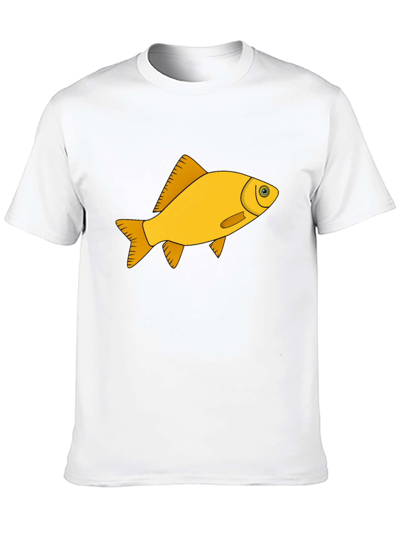 Goldfish Graphic T-Shirt - Black Cotton Tee