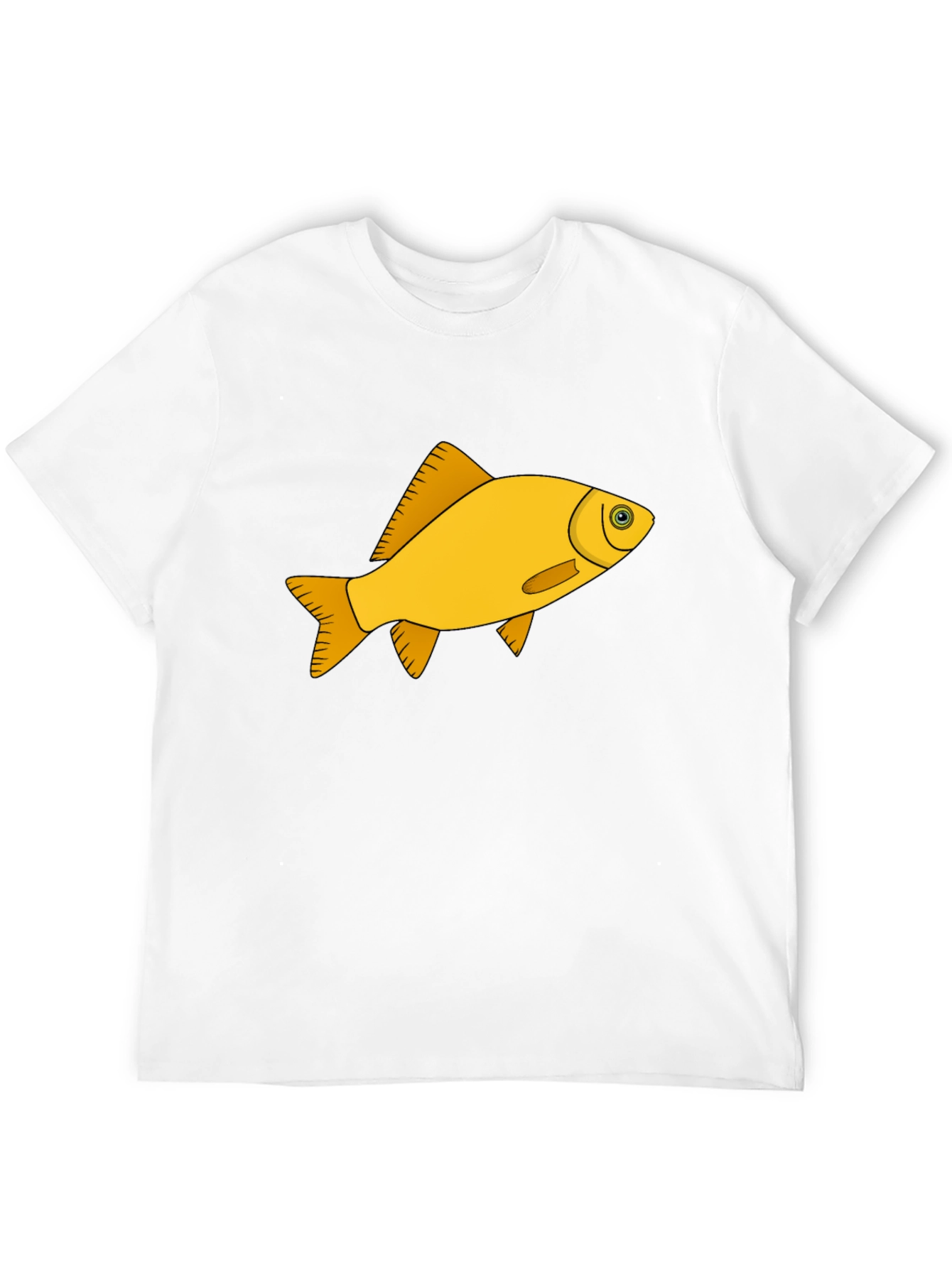 Goldfish Graphic T-Shirt - Black Cotton Tee