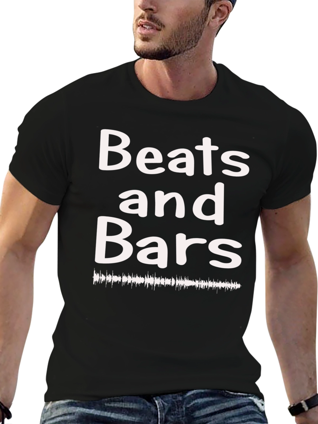 Beats and Bars Graphic T-Shirt - Music Lover Tee