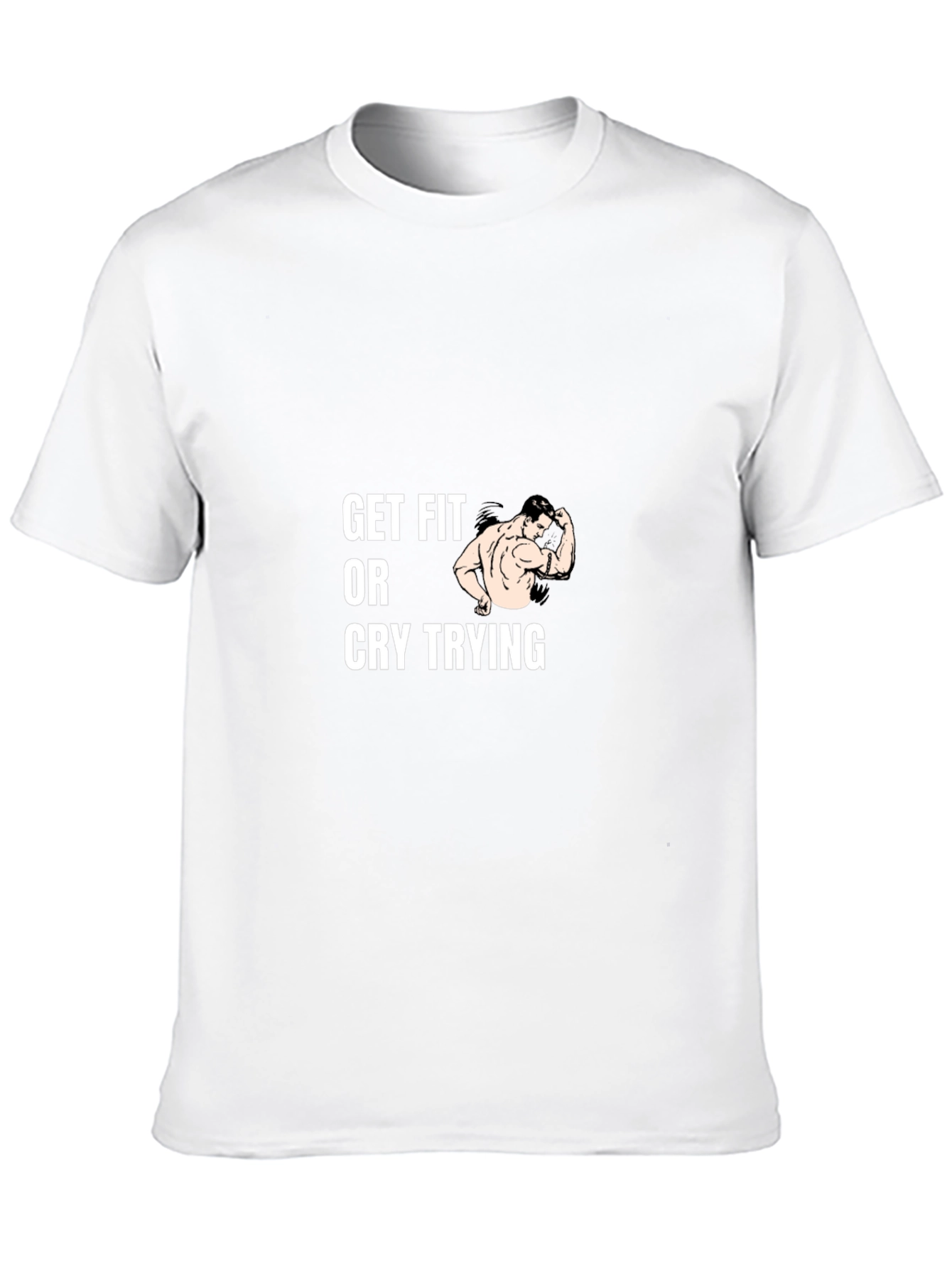 Get Fit T-Shirt - Black Workout Tee
