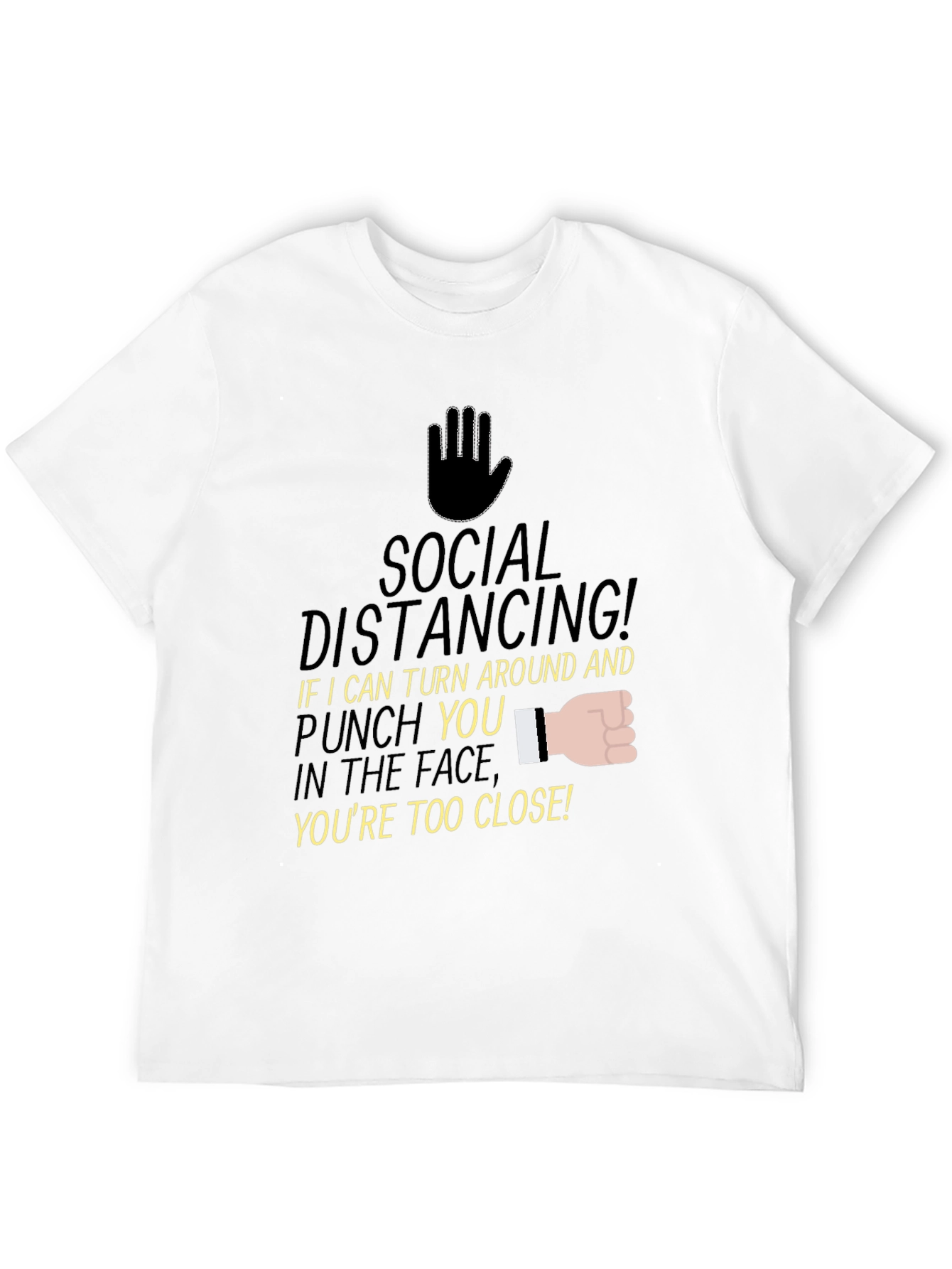 Social Distancing Punch Graphic Tee
