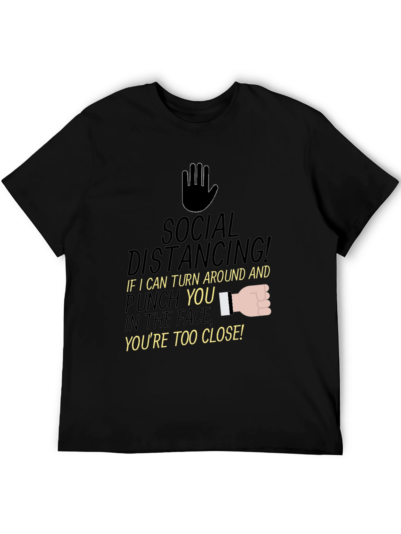 Social Distancing Punch Graphic Tee