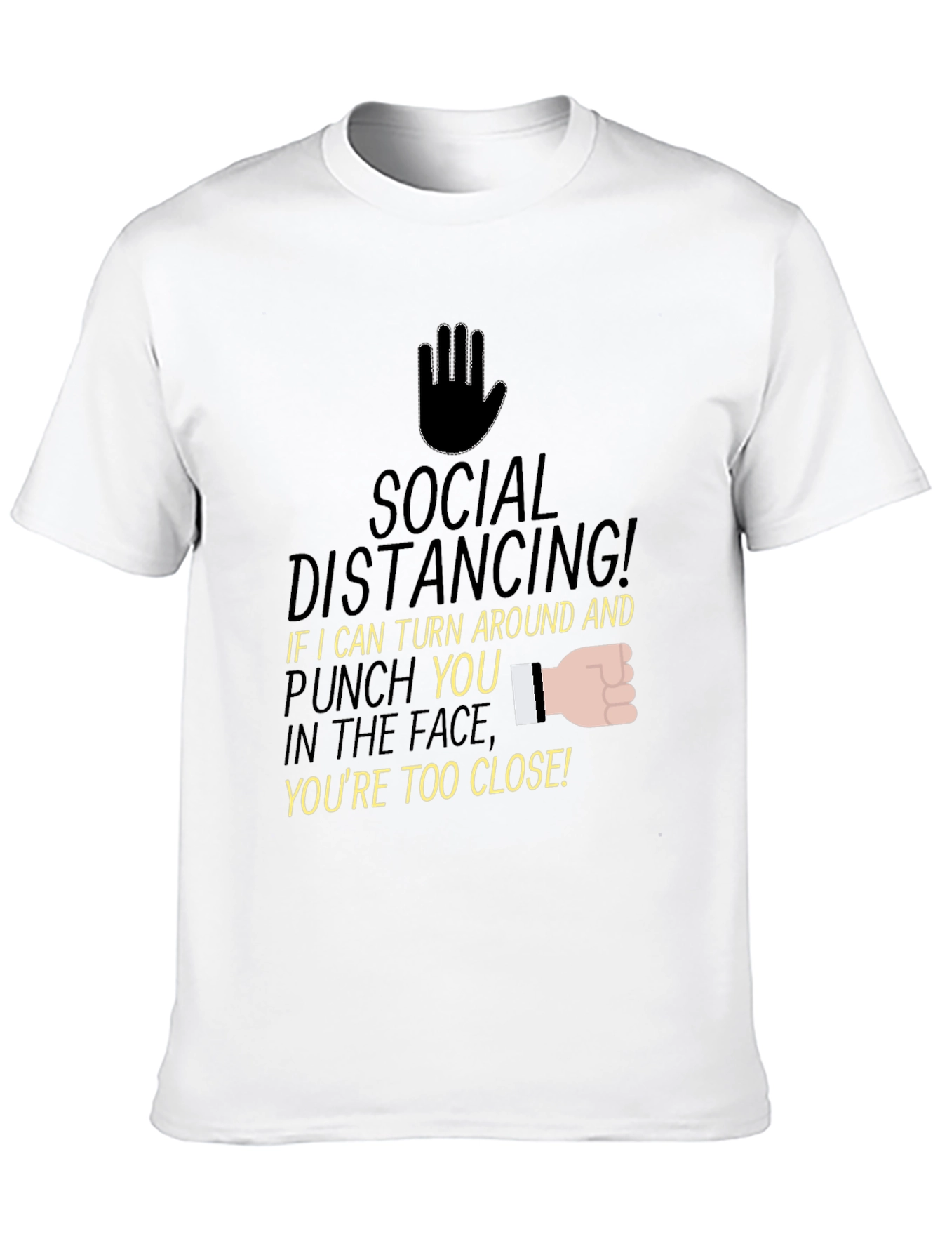 Social Distancing Punch Graphic Tee