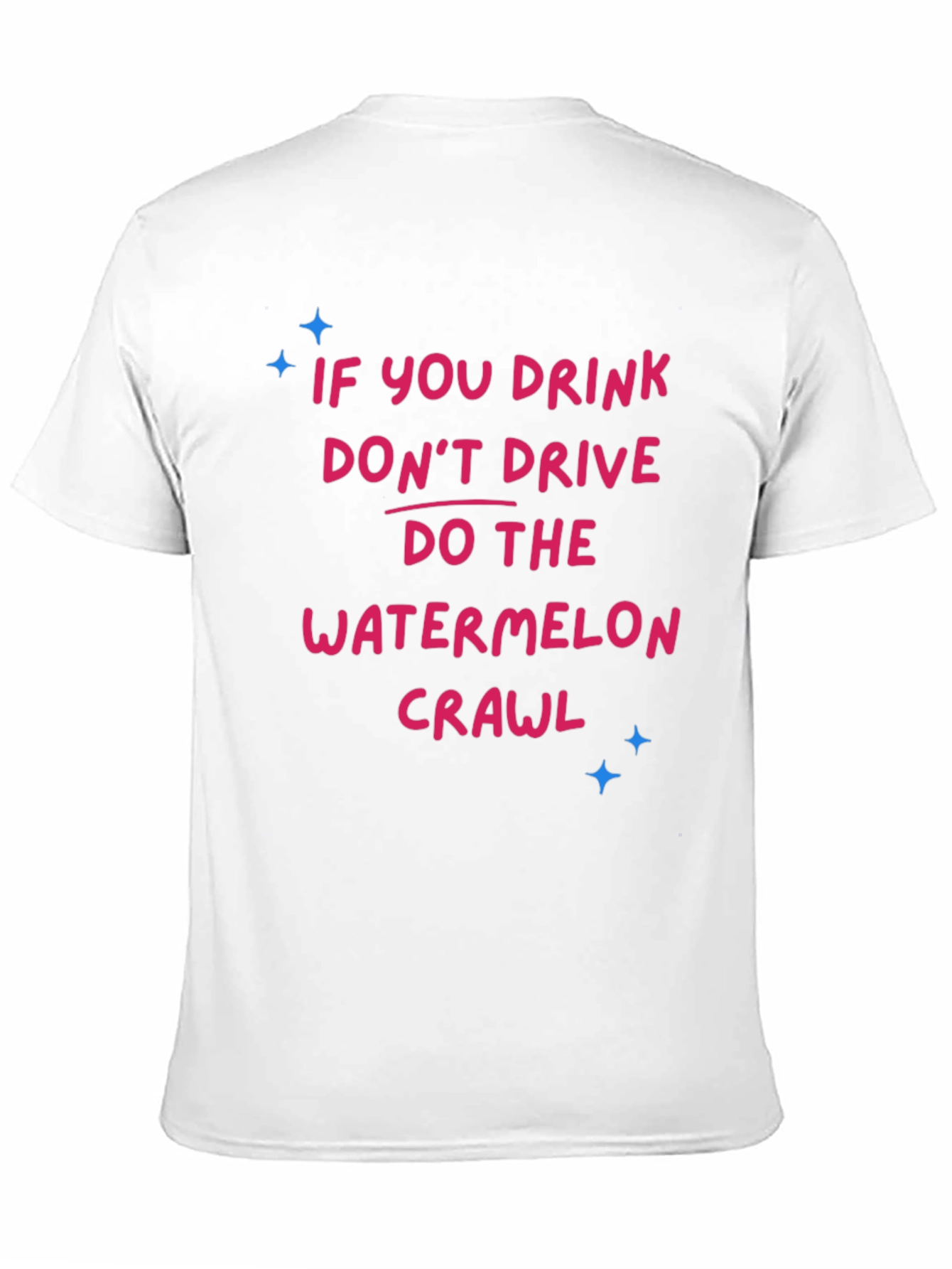 Drink Dont Drive Watermelon Crawl Graphic Tee