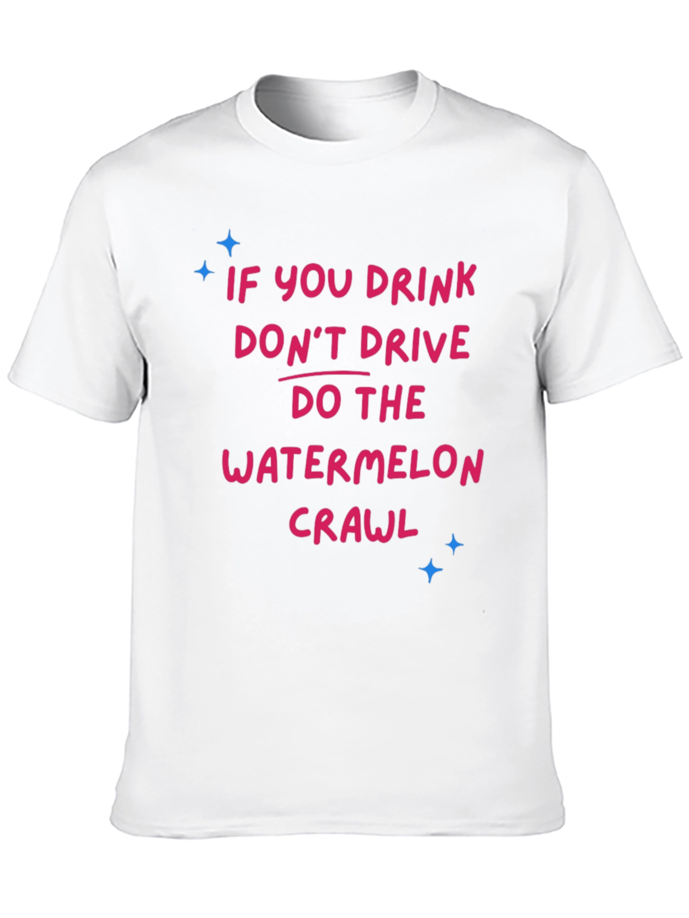 Drink Dont Drive Watermelon Crawl Graphic Tee