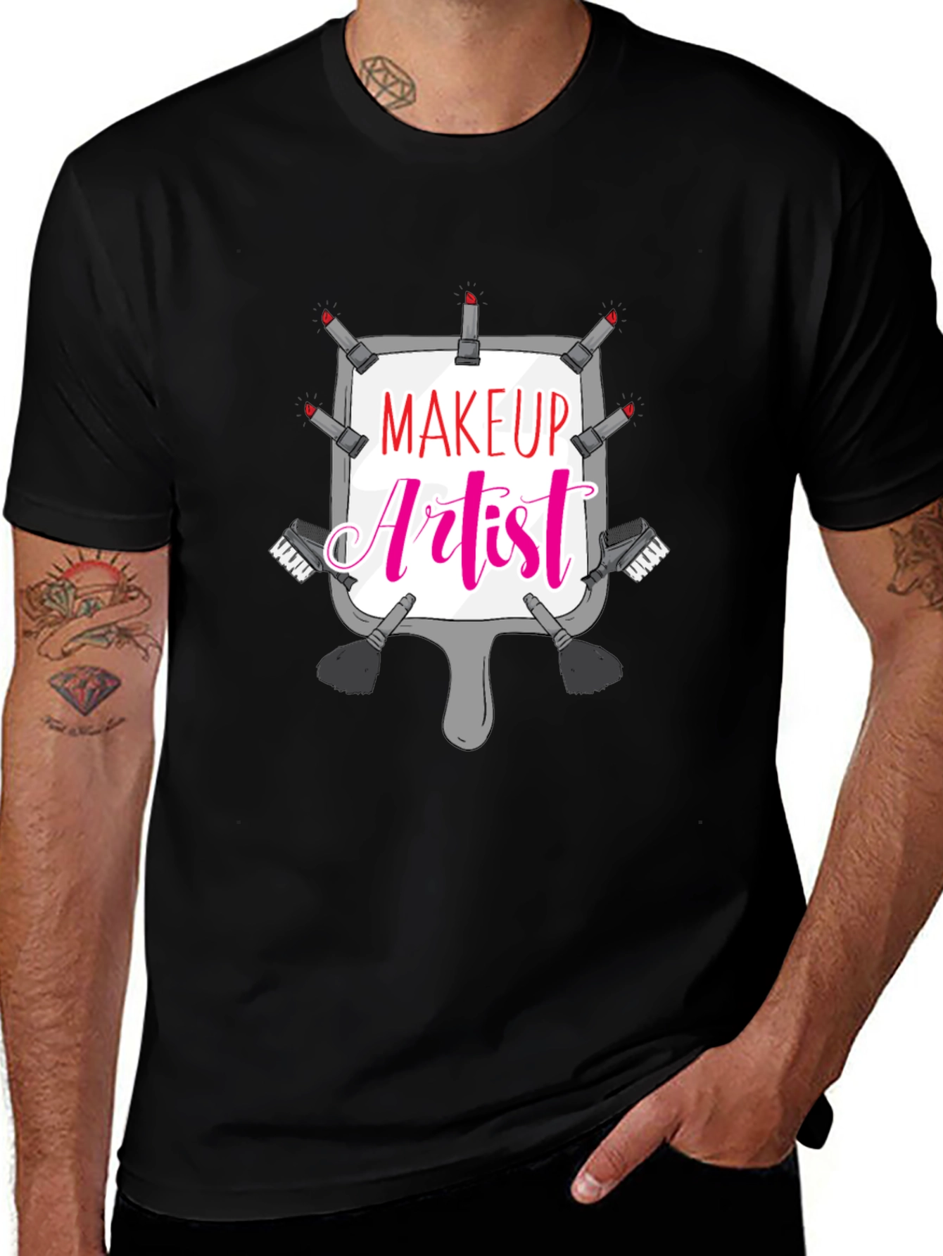 Makeup Artist Graphic T-Shirt