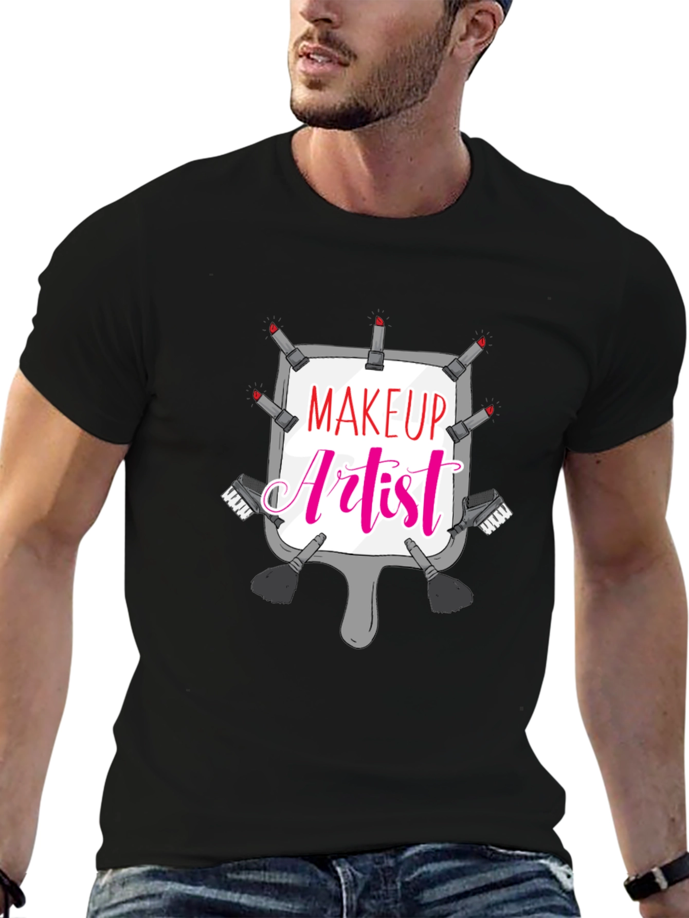 Makeup Artist Graphic T-Shirt