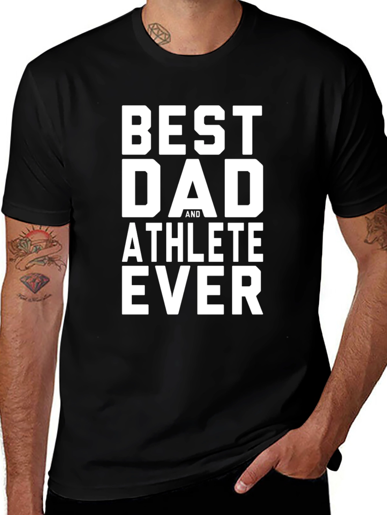 Best Dad Athlete Ever T-Shirt