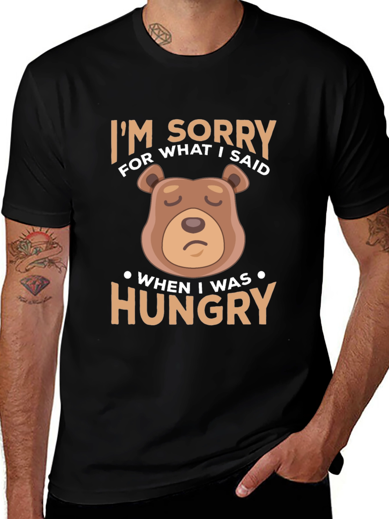 Funny Hungry Bear T-Shirt