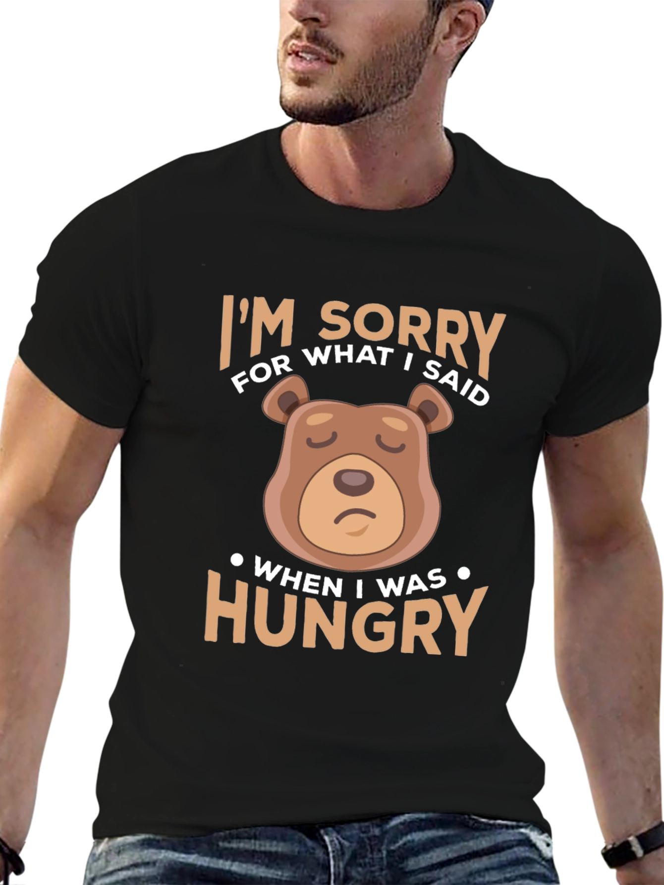 Funny Hungry Bear T-Shirt
