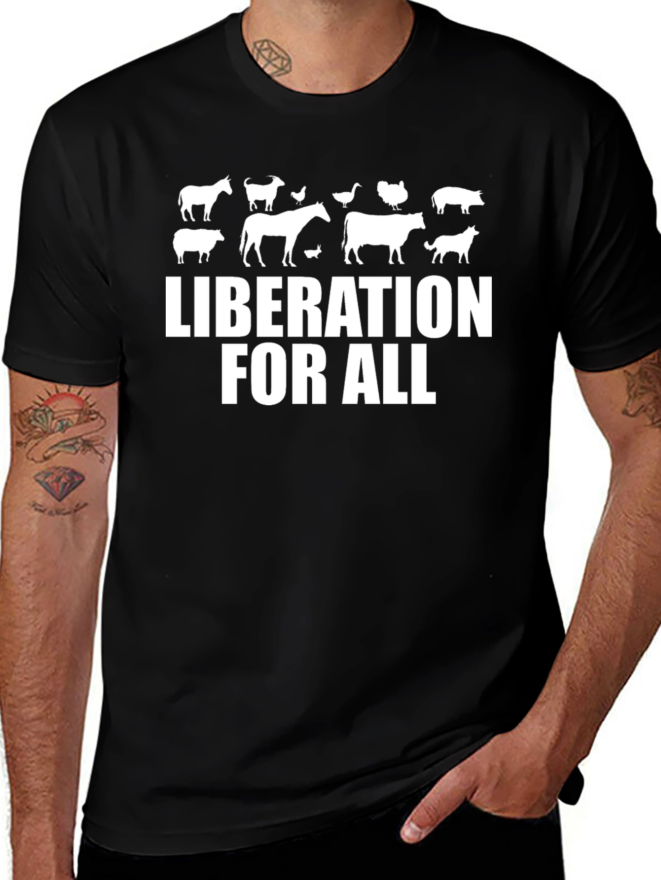 Liberation For All Vegan T-Shirt