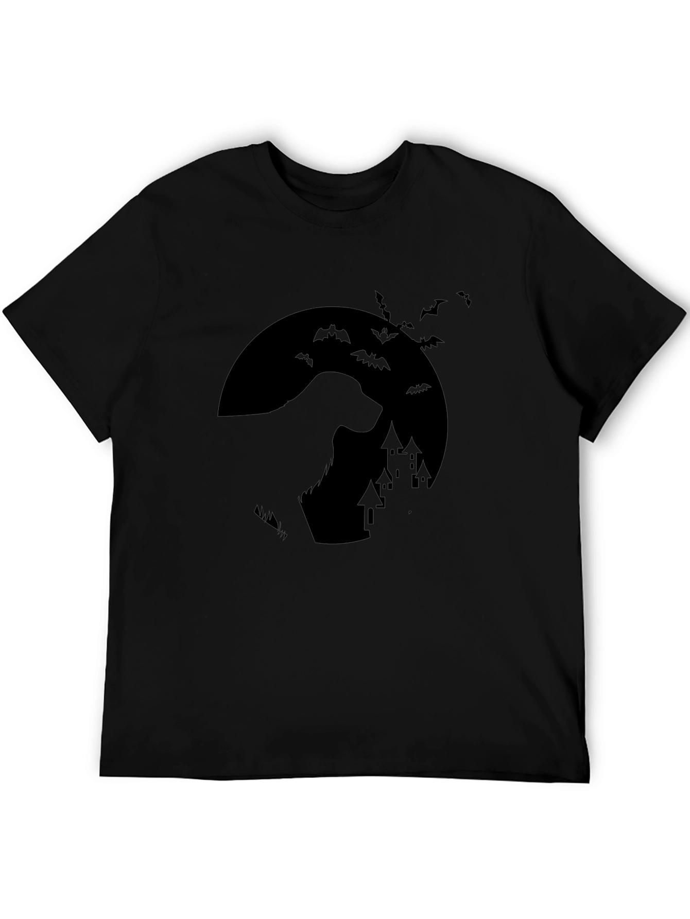 Halloween Dog Moon T-Shirt - Spooky Pet Tee