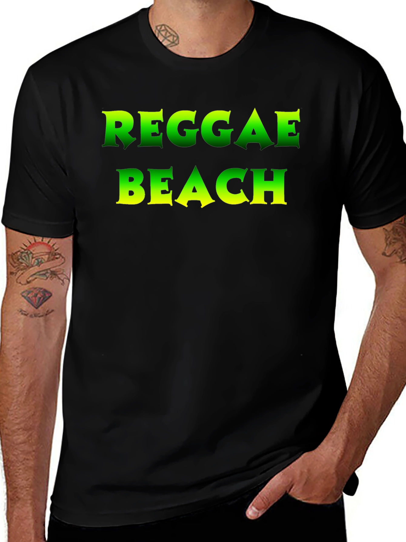 Reggae Beach Graphic T-Shirt