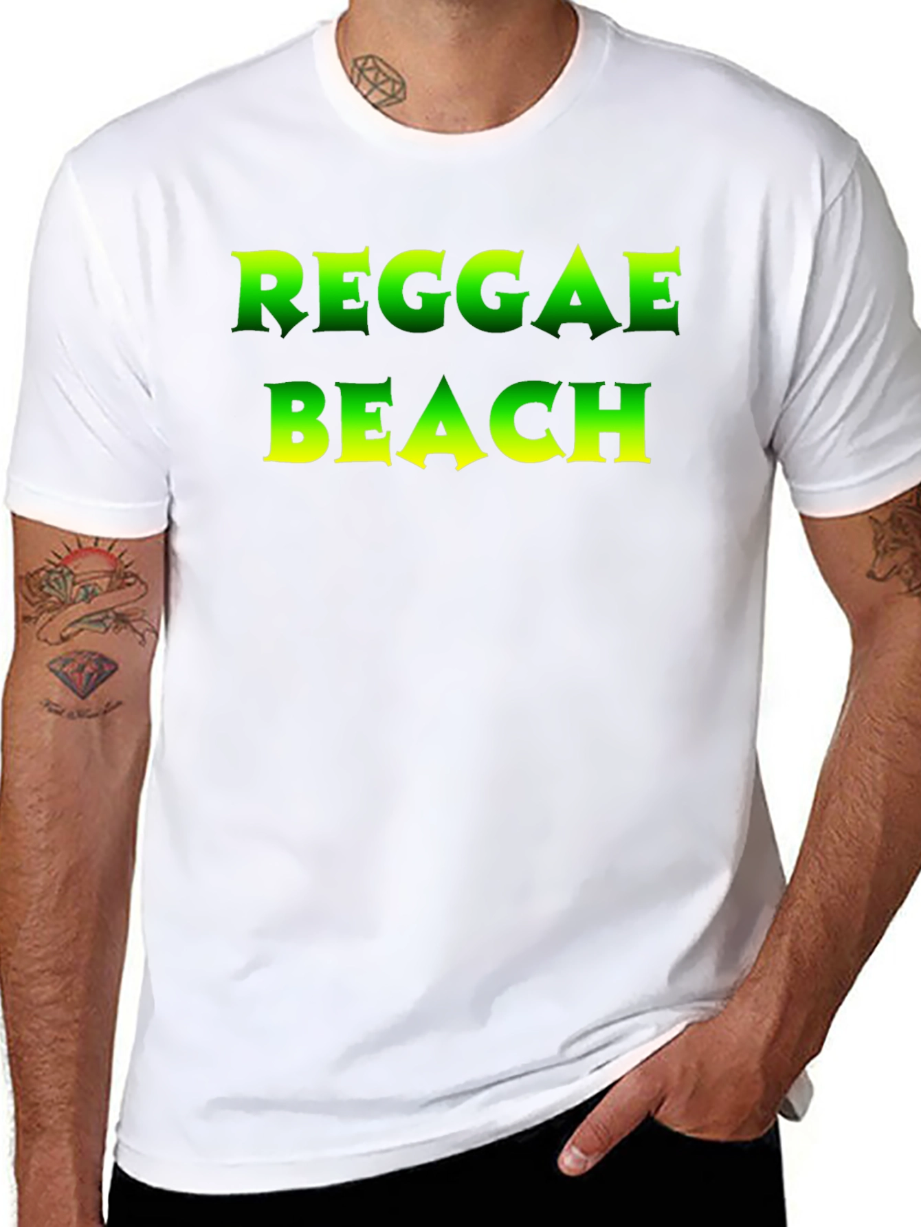 Reggae Beach Graphic T-Shirt