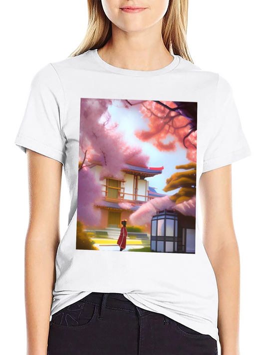 Asian Cherry Blossom T-Shirt