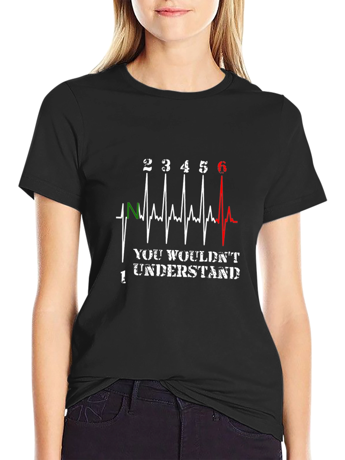 Motorcycle Gear Shift Pattern T-Shirt