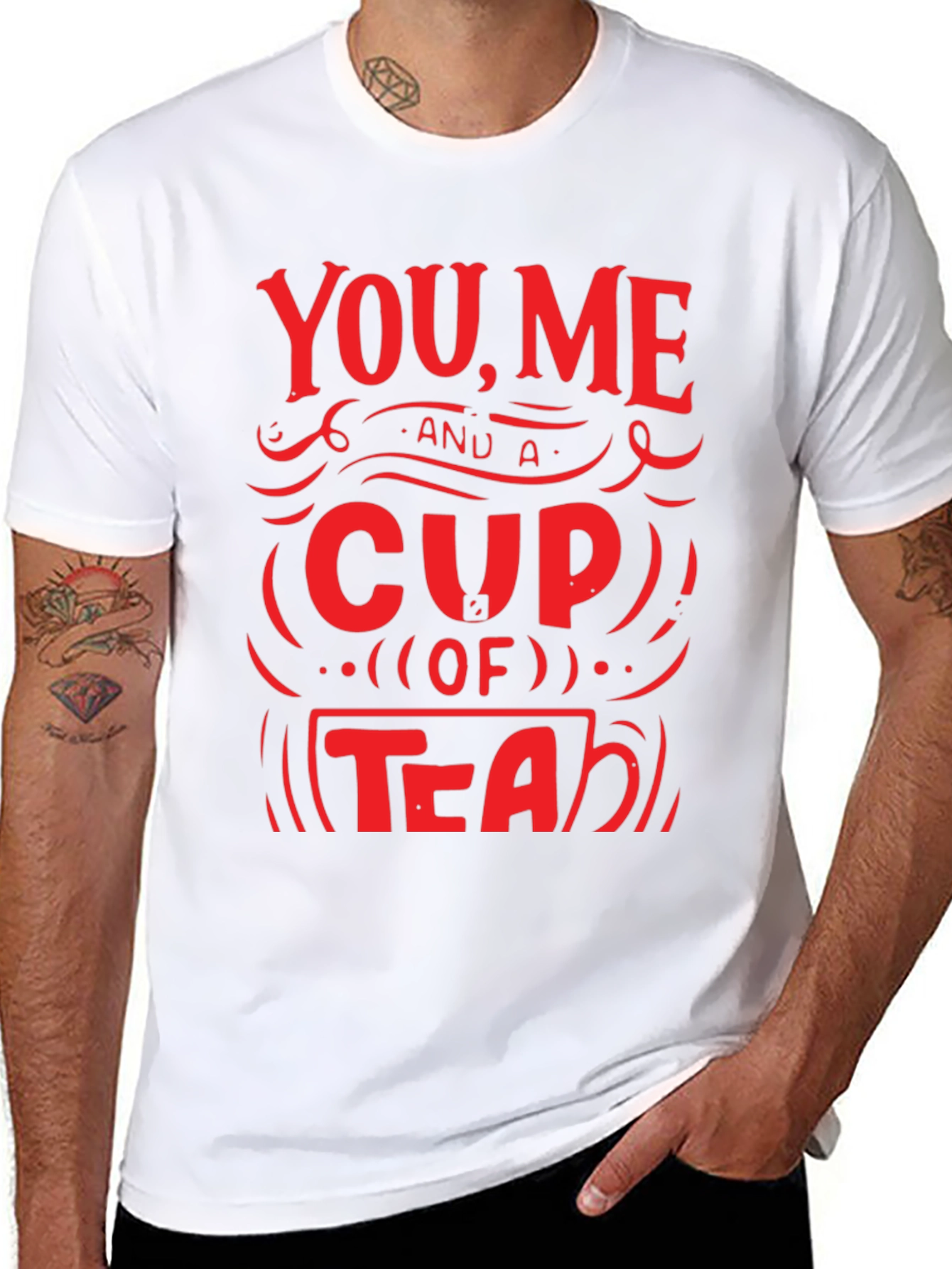 You Me and A Cup of Tea Graphic T-Shirt