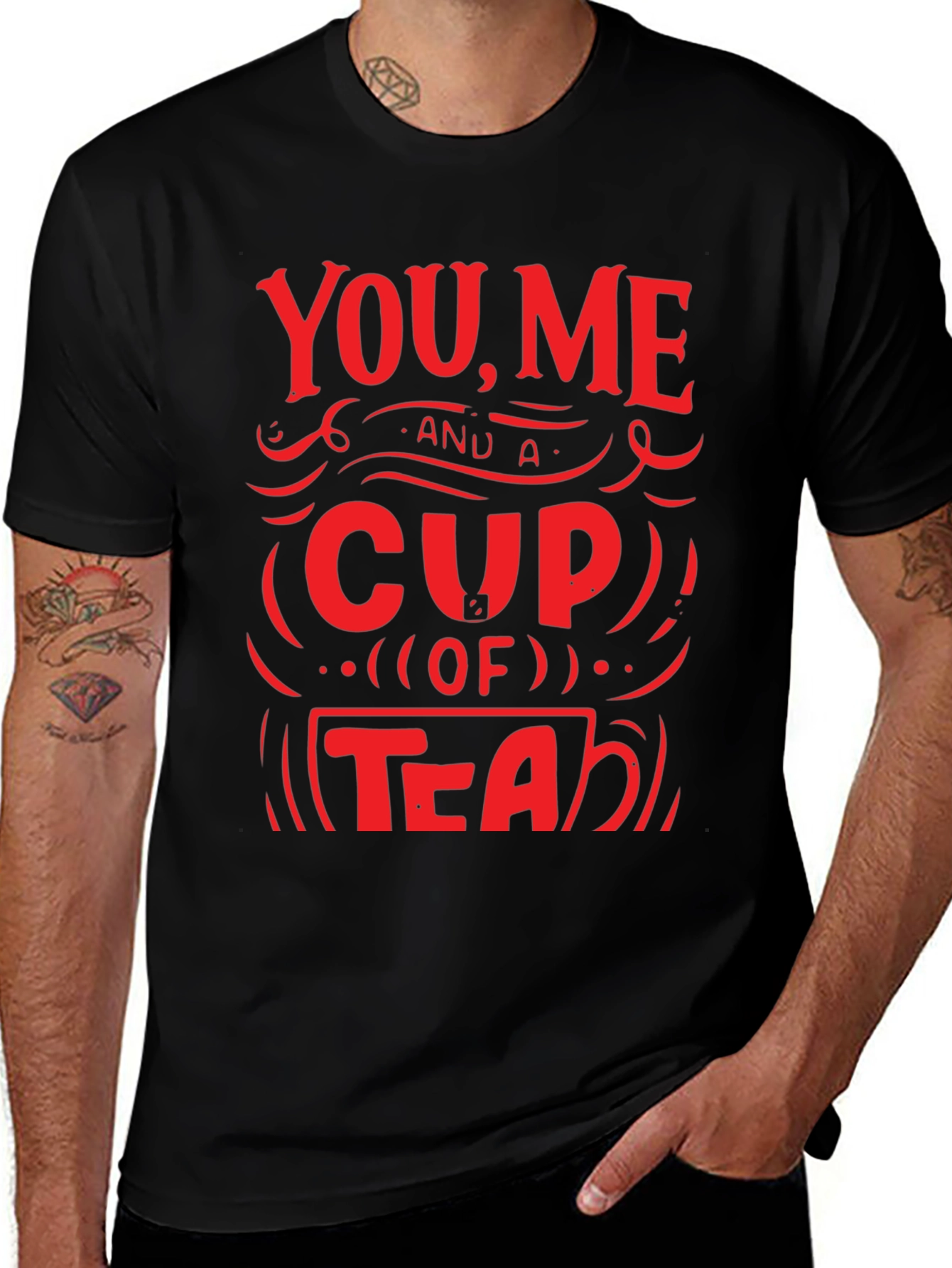 You Me and A Cup of Tea Graphic T-Shirt
