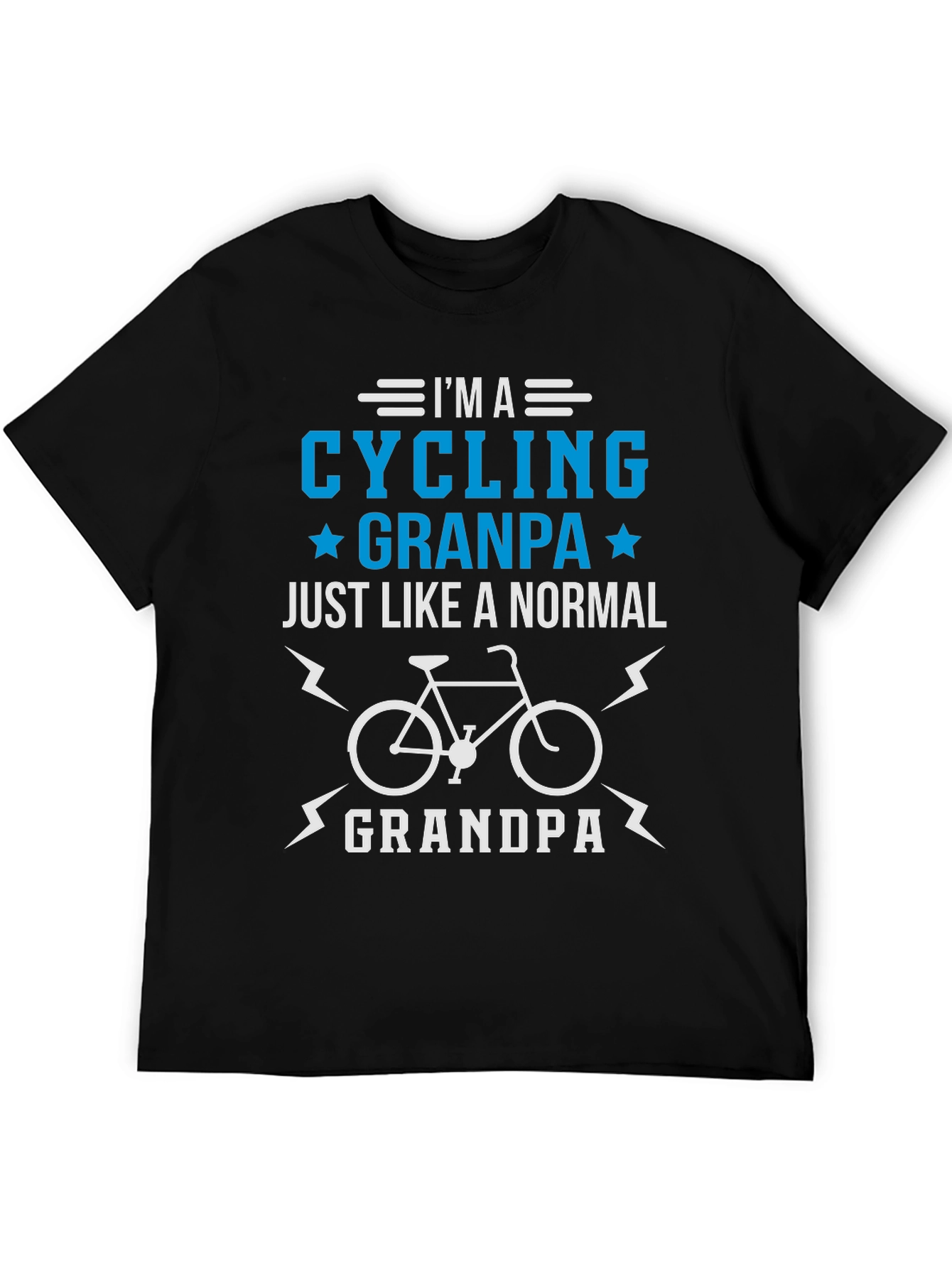 Cycling Grandpa T-Shirt - Cool Gift for Grandfathers