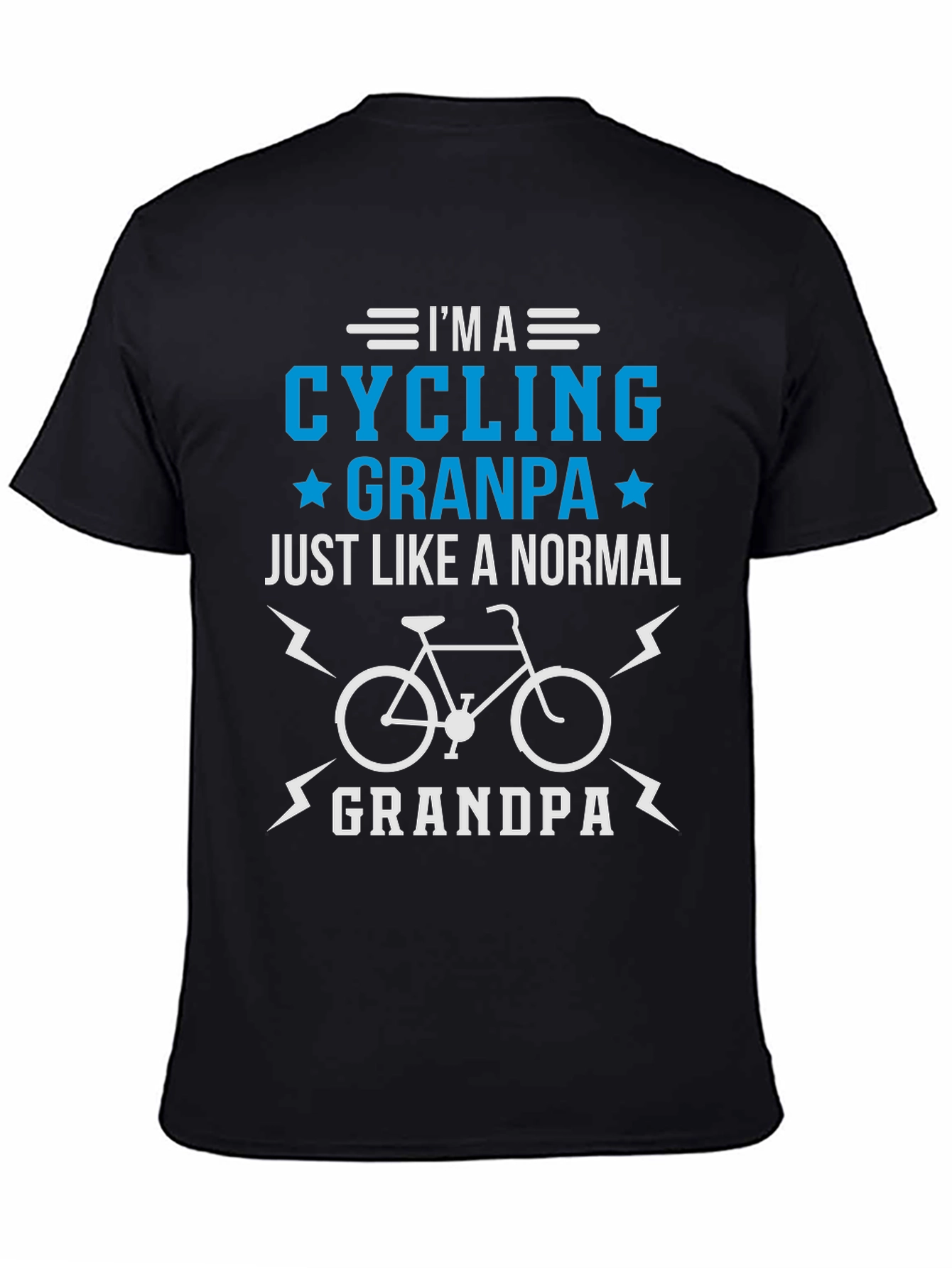Cycling Grandpa T-Shirt - Cool Gift for Grandfathers