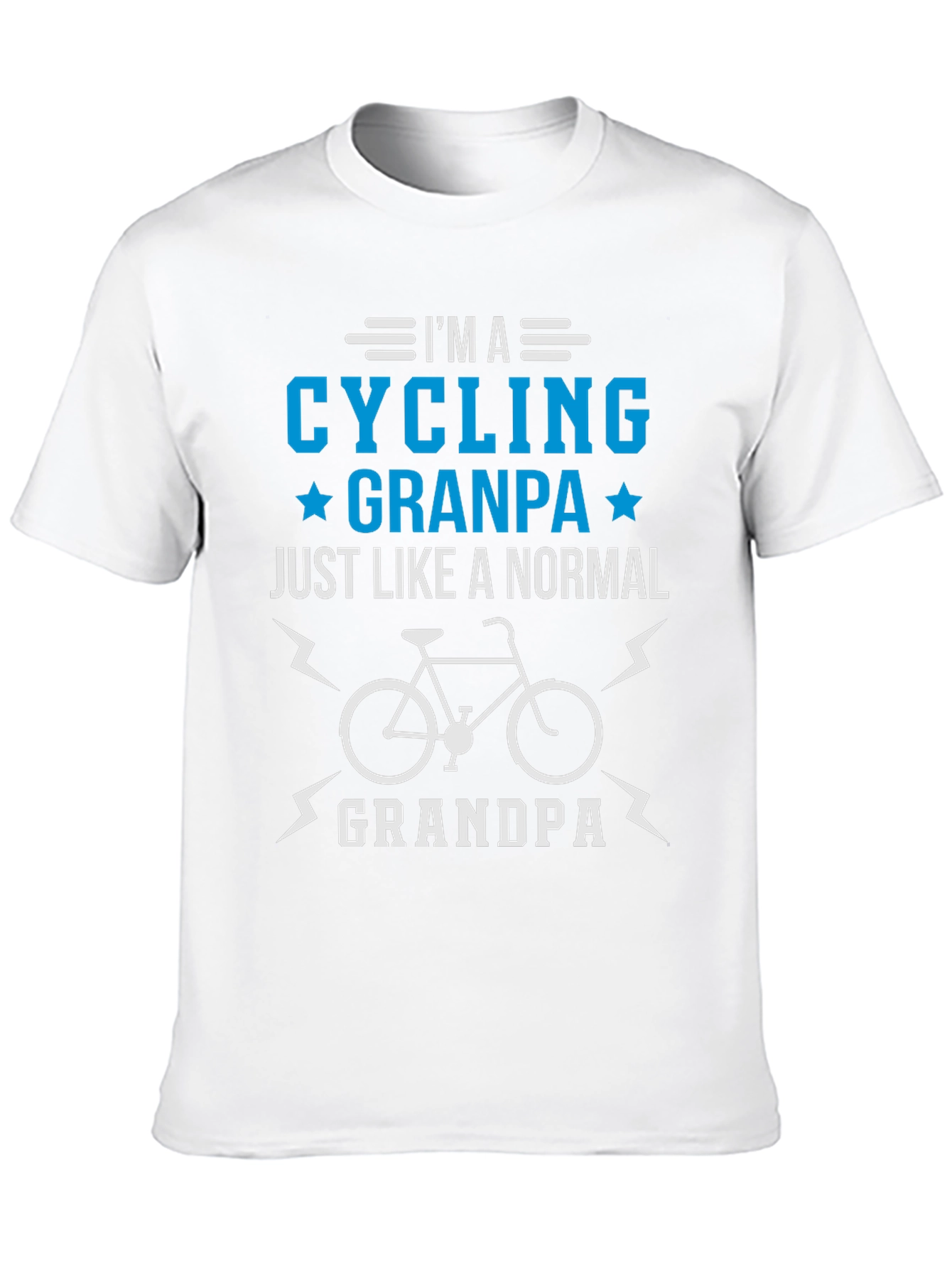 Cycling Grandpa T-Shirt - Cool Gift for Grandfathers