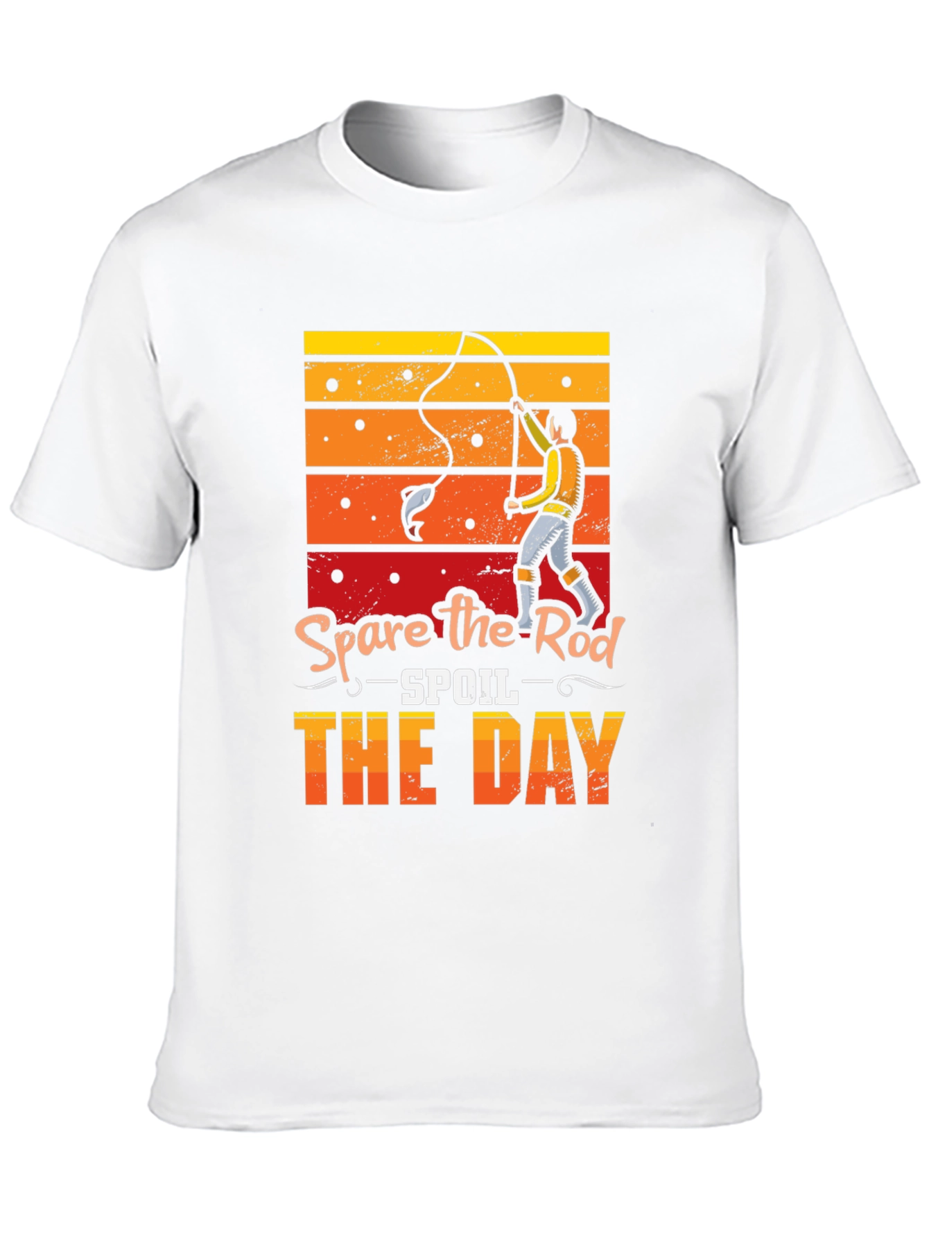 Spare the Rod Spoil the Day Fishing T-Shirt