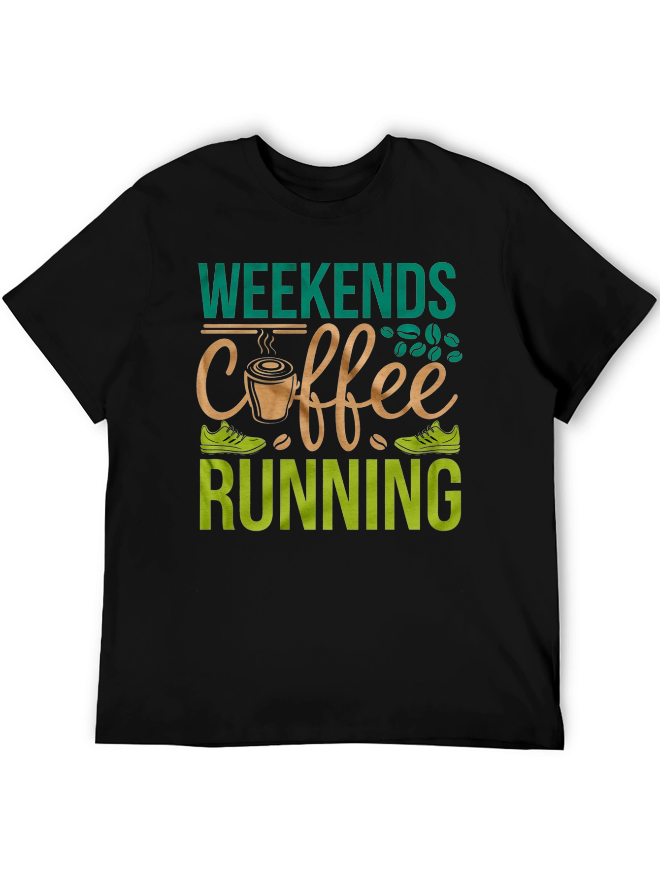 Weekends Coffee Running Graphic Tee