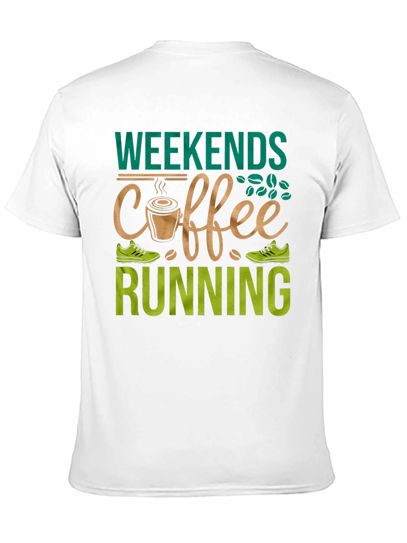 Weekends Coffee Running Graphic Tee