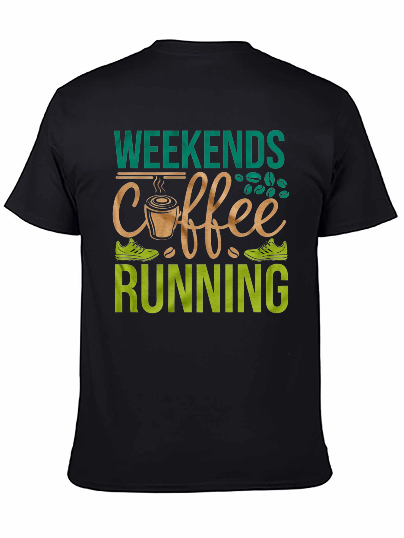 Weekends Coffee Running Graphic Tee