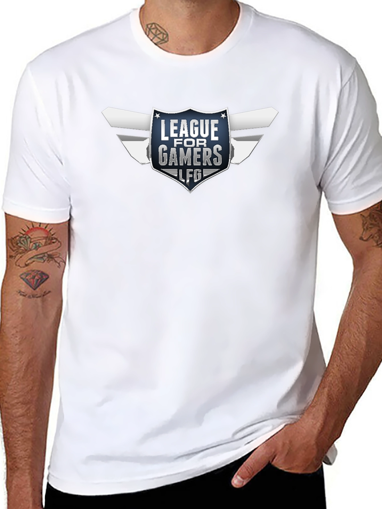 League for Gamers LFG Black T-Shirt