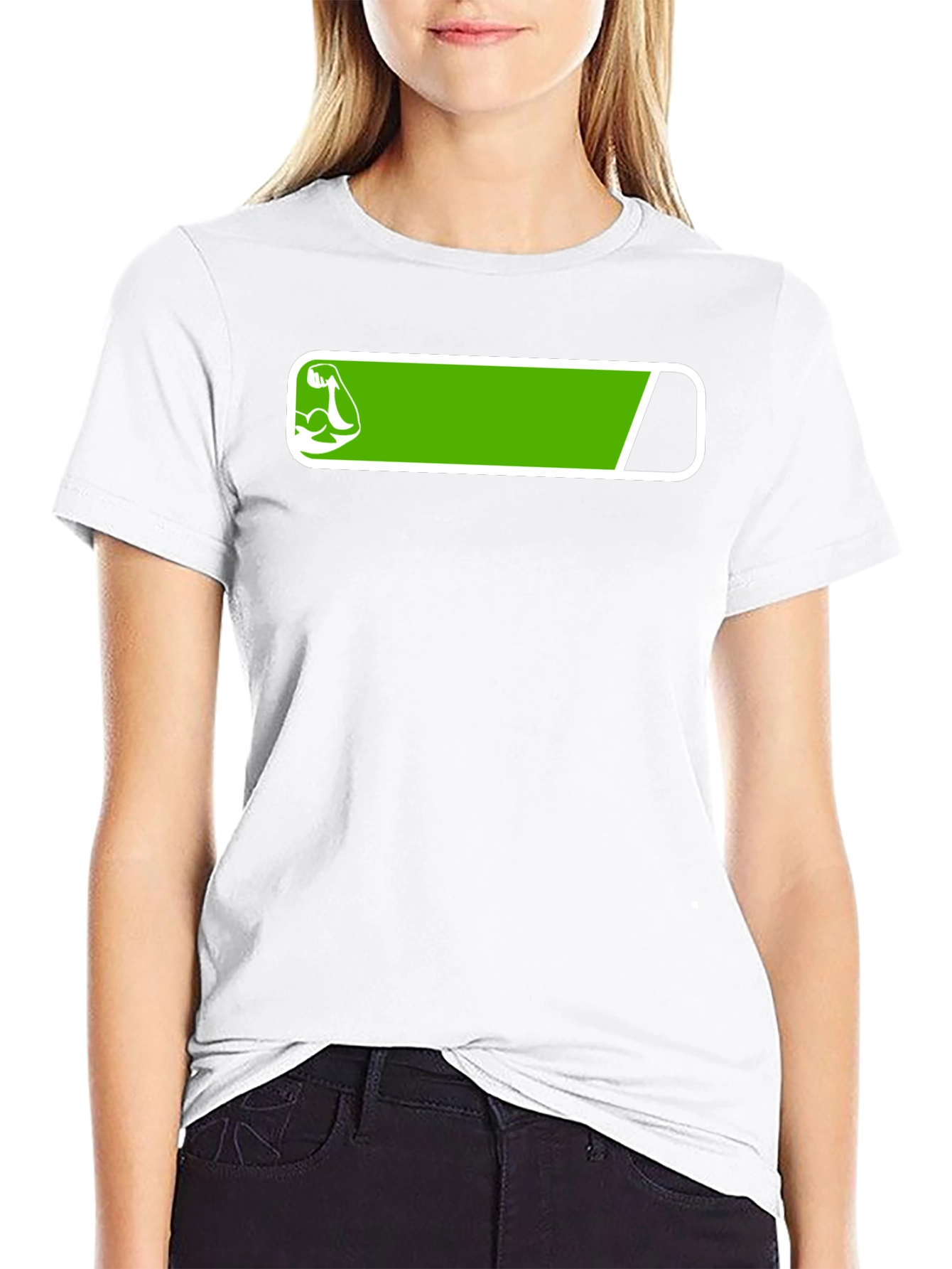 Fitness Power Bar Black T-Shirt