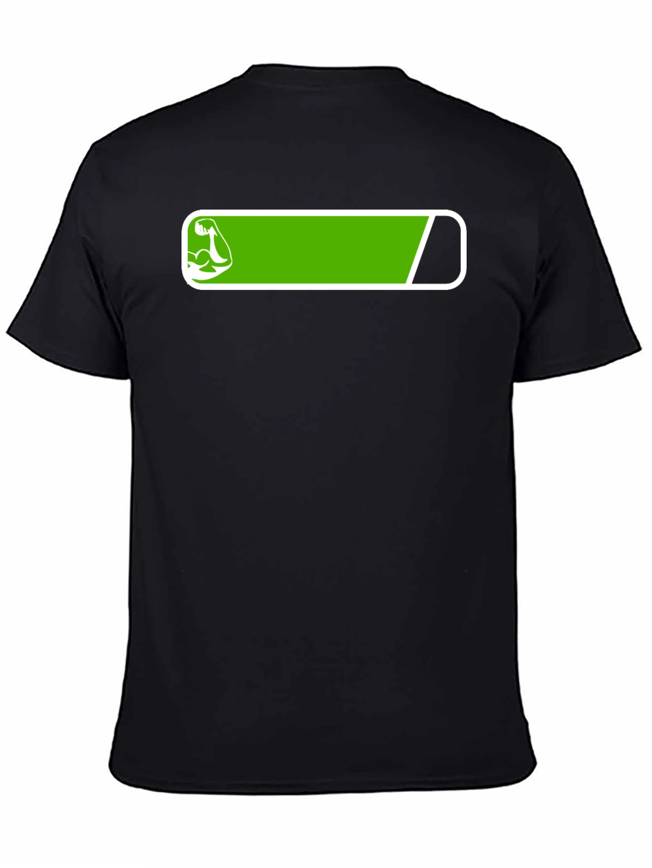 Fitness Power Bar Black T-Shirt