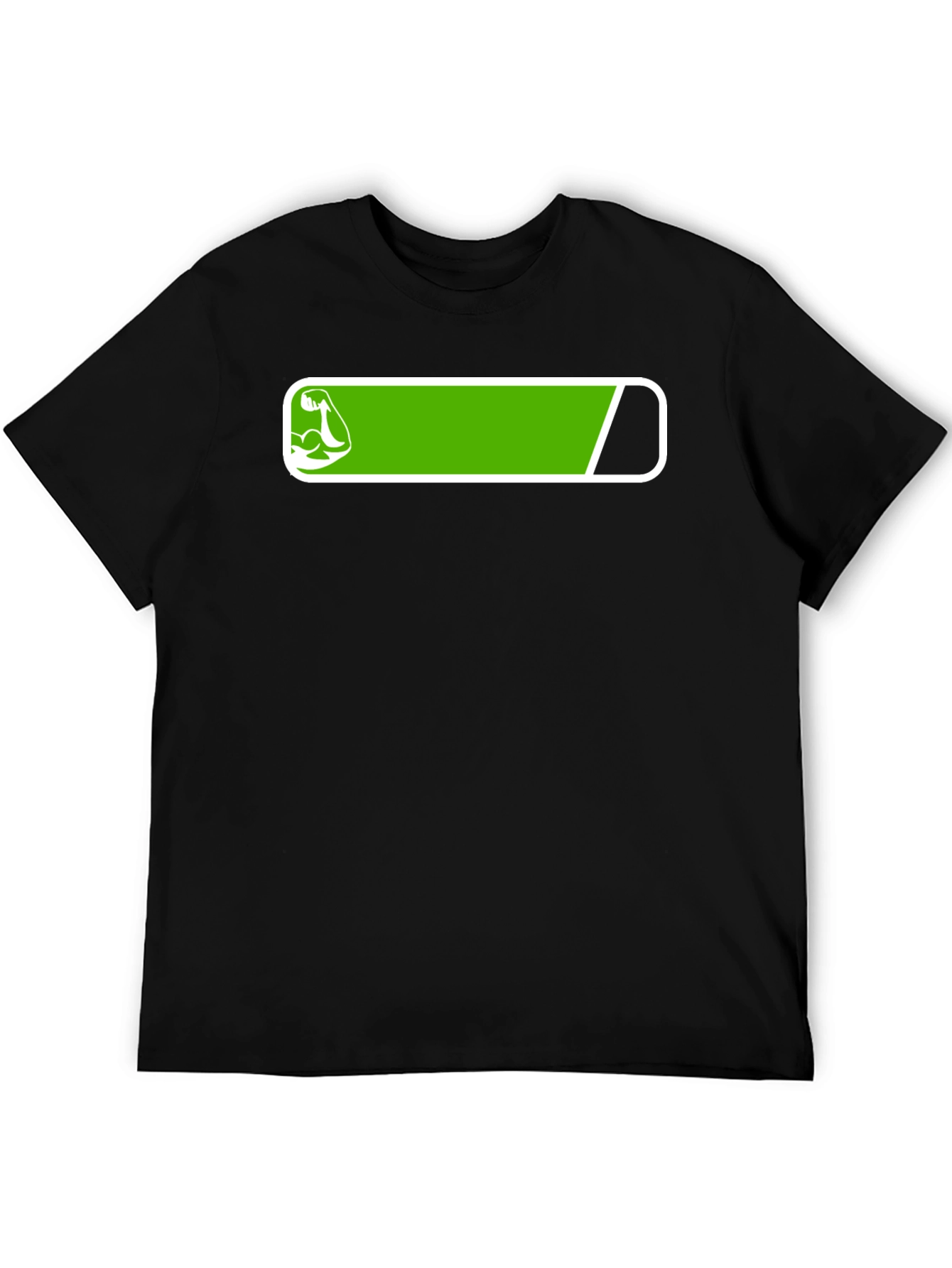 Fitness Power Bar Black T-Shirt