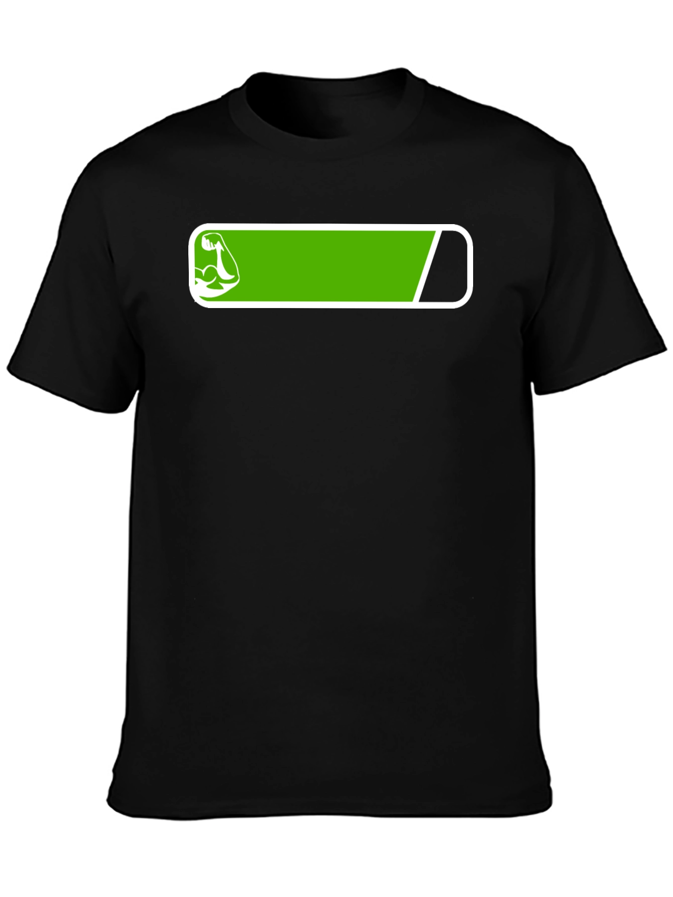 Fitness Power Bar Black T-Shirt