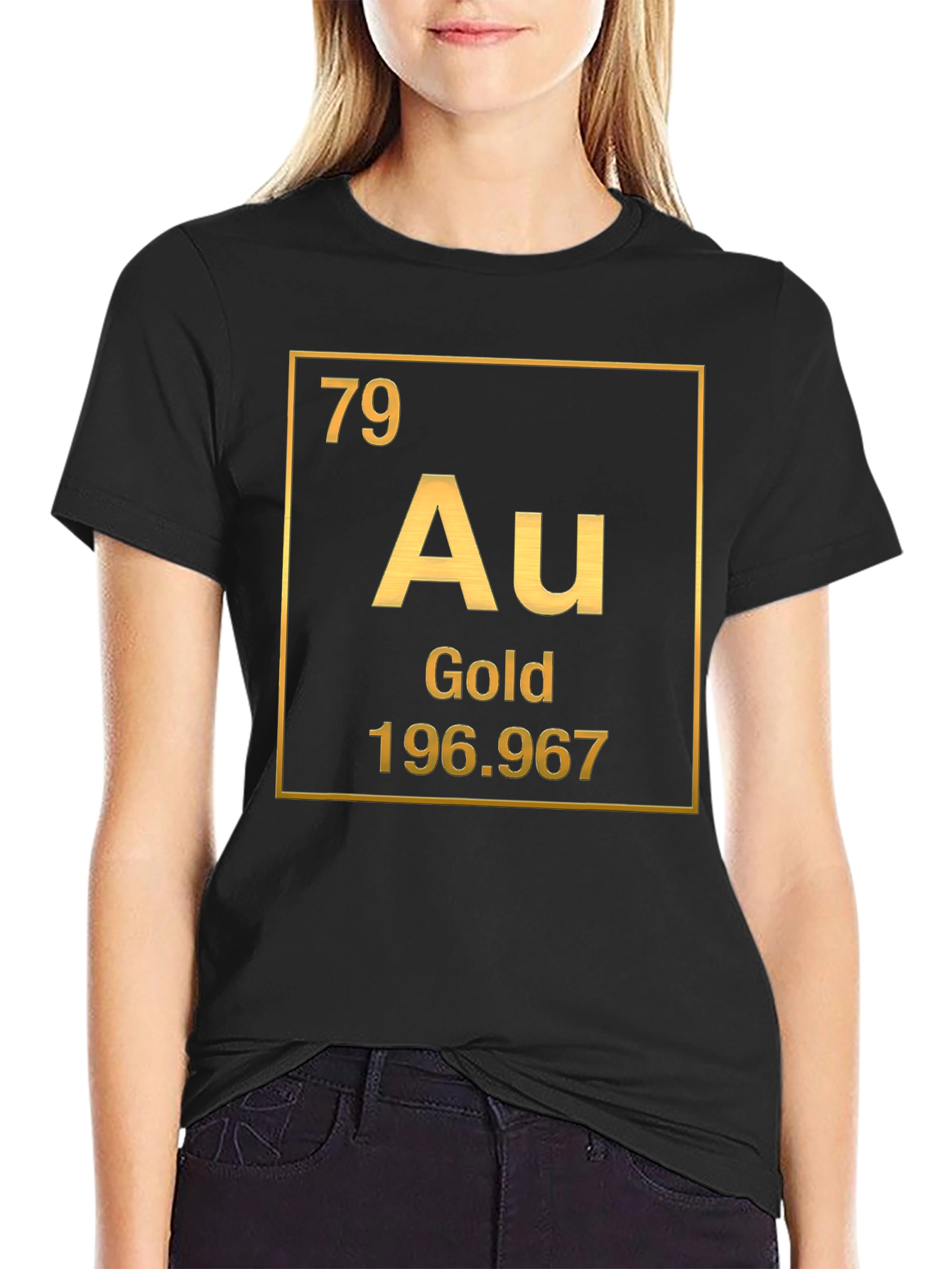Gold Element Periodic Table T-Shirt