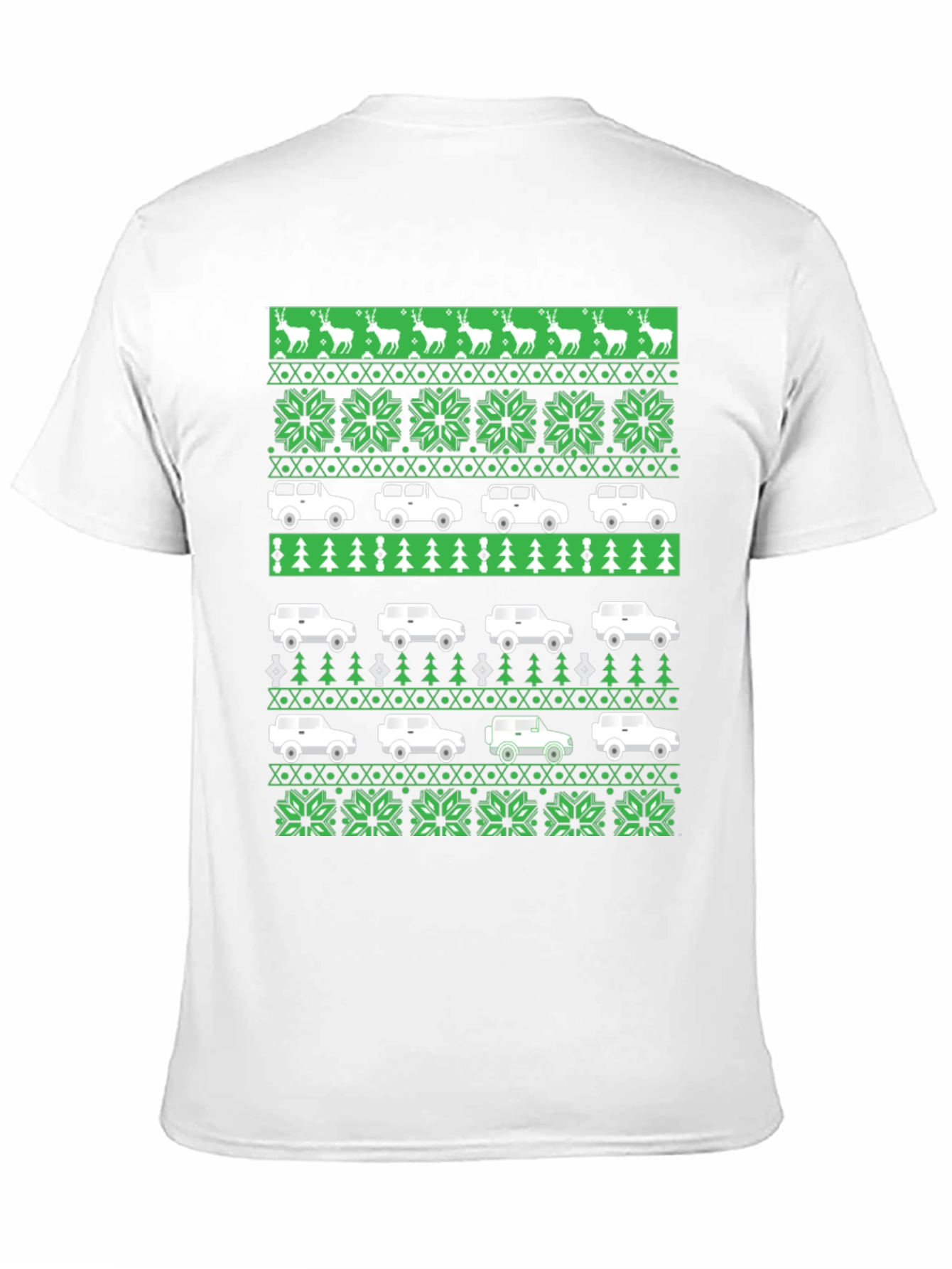 Festive 4x4 Car Holiday T-Shirt