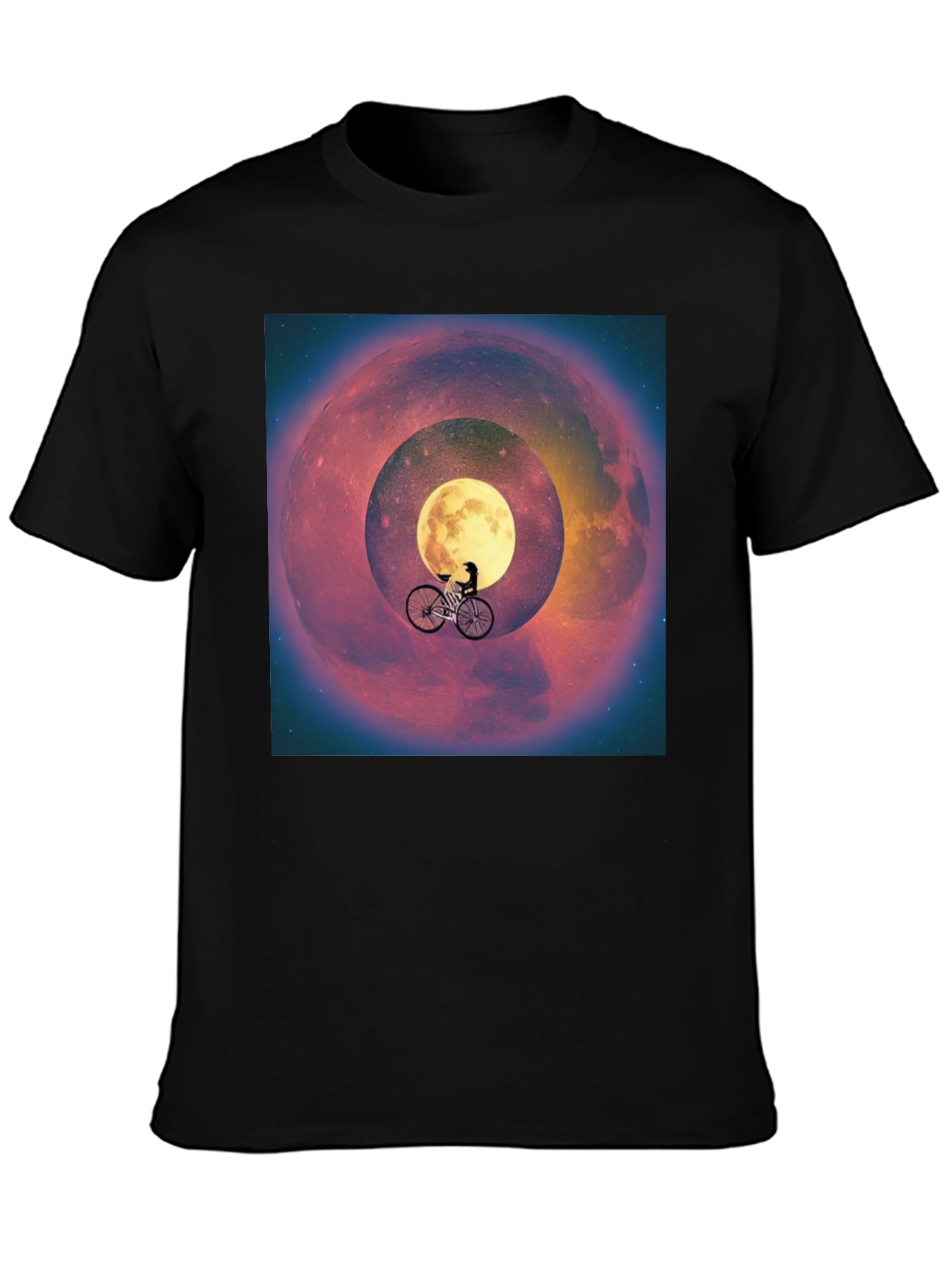 Moon Rider Graphic Tee - Black