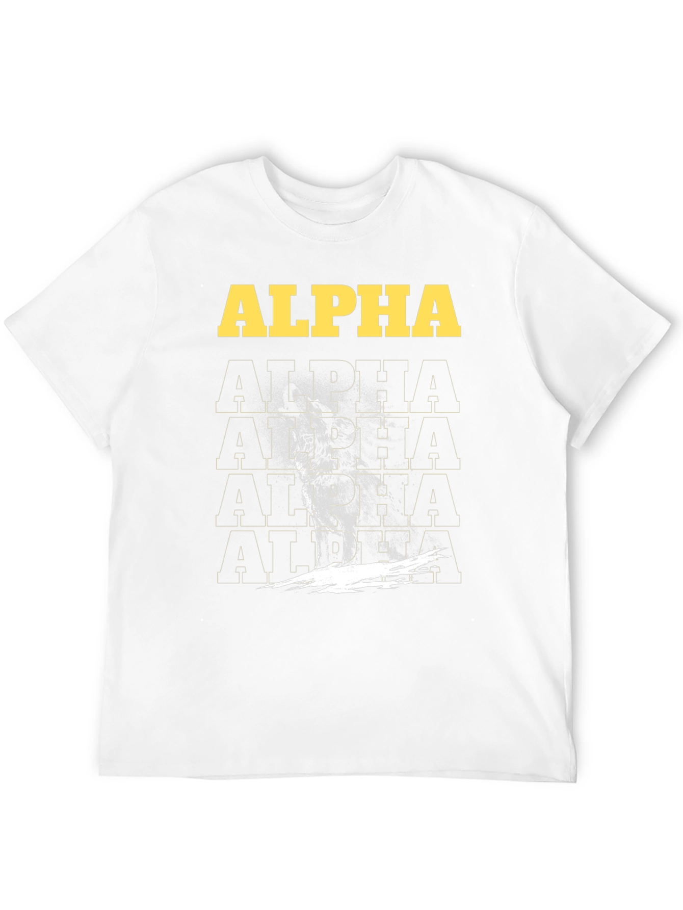 Alpha Wolf Graphic Tee - Bold Statement Shirt